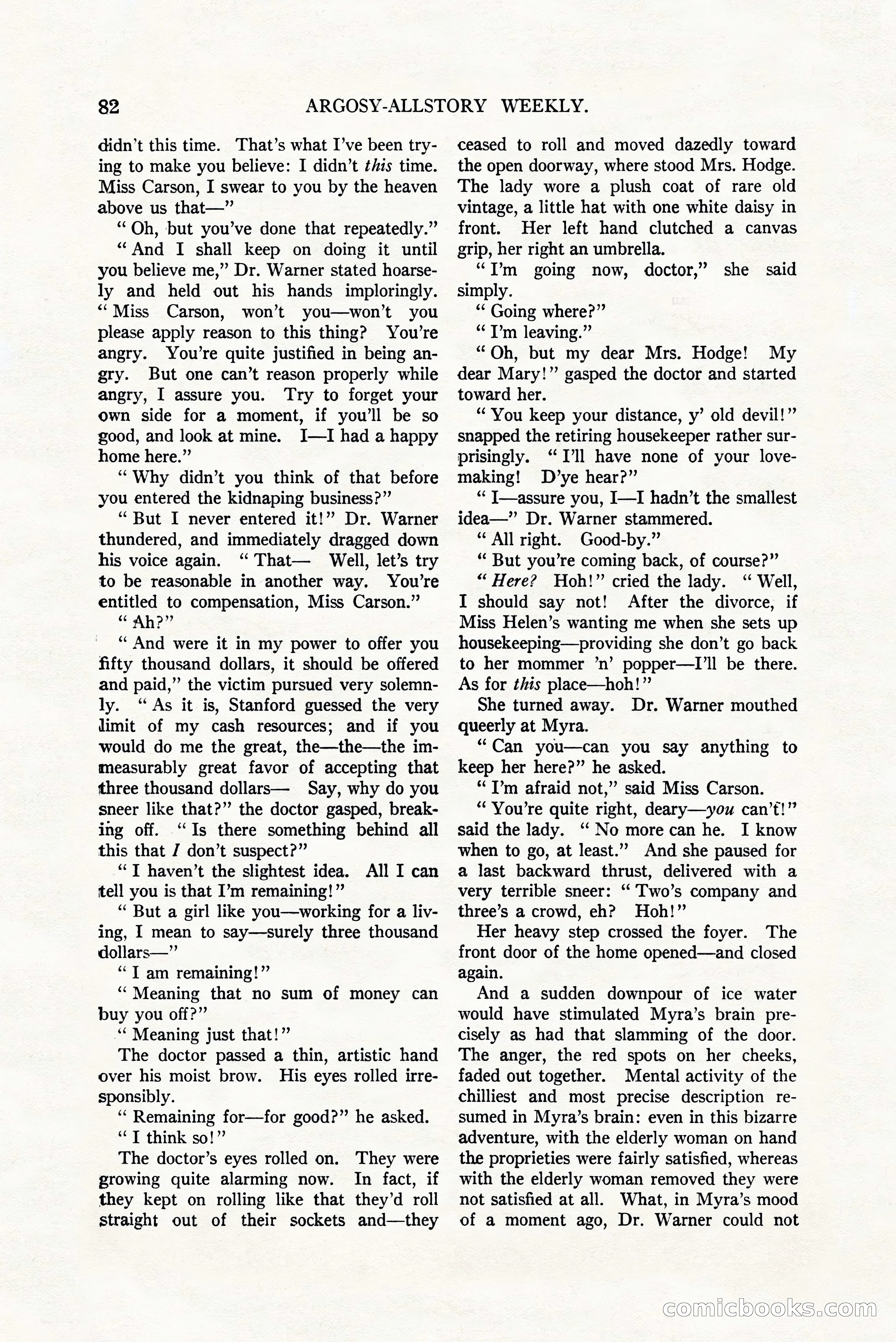 Argosy All-Story Weekly, July 8, 1922 — page 92 of 176