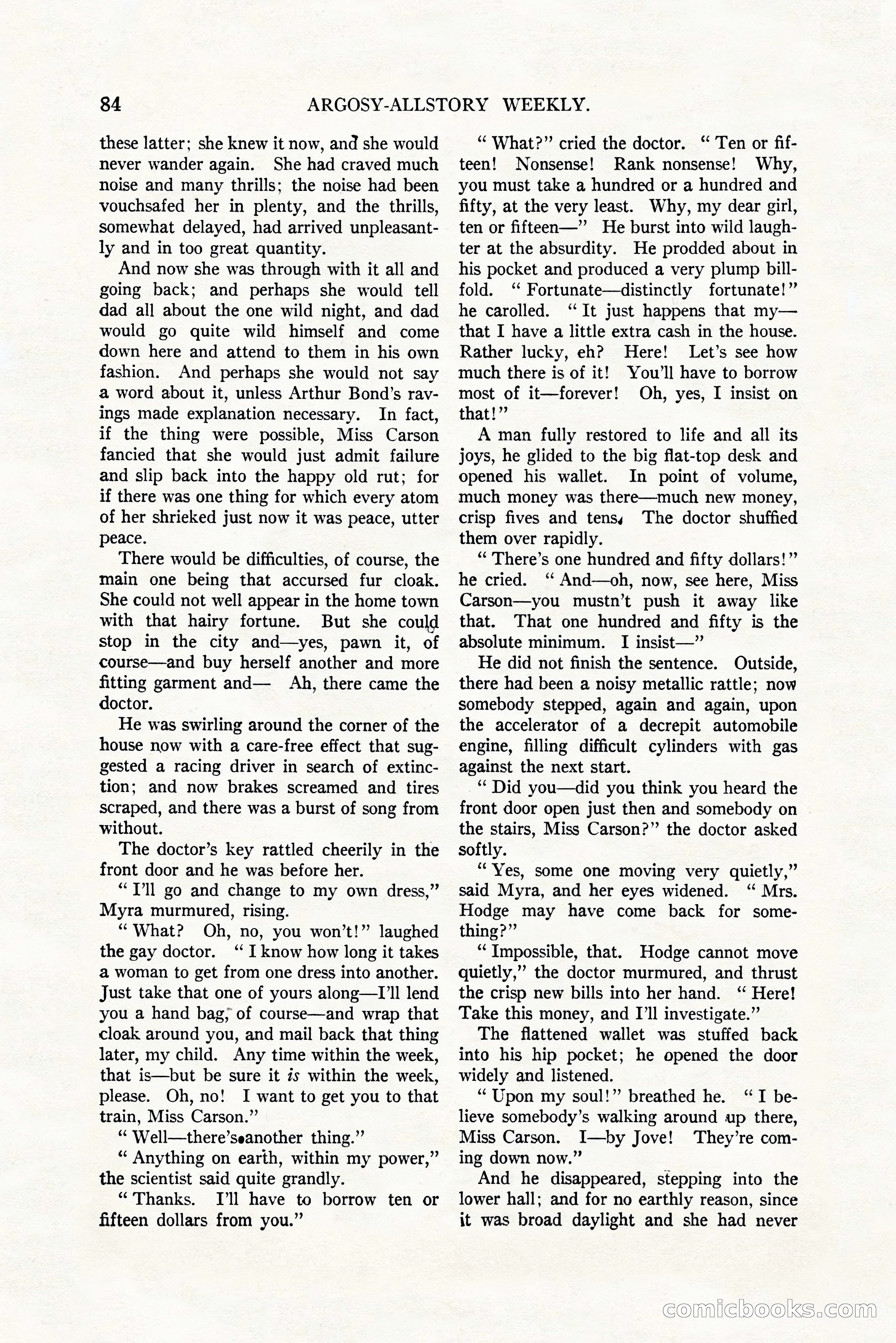 Argosy All-Story Weekly, July 8, 1922 — page 94 of 176