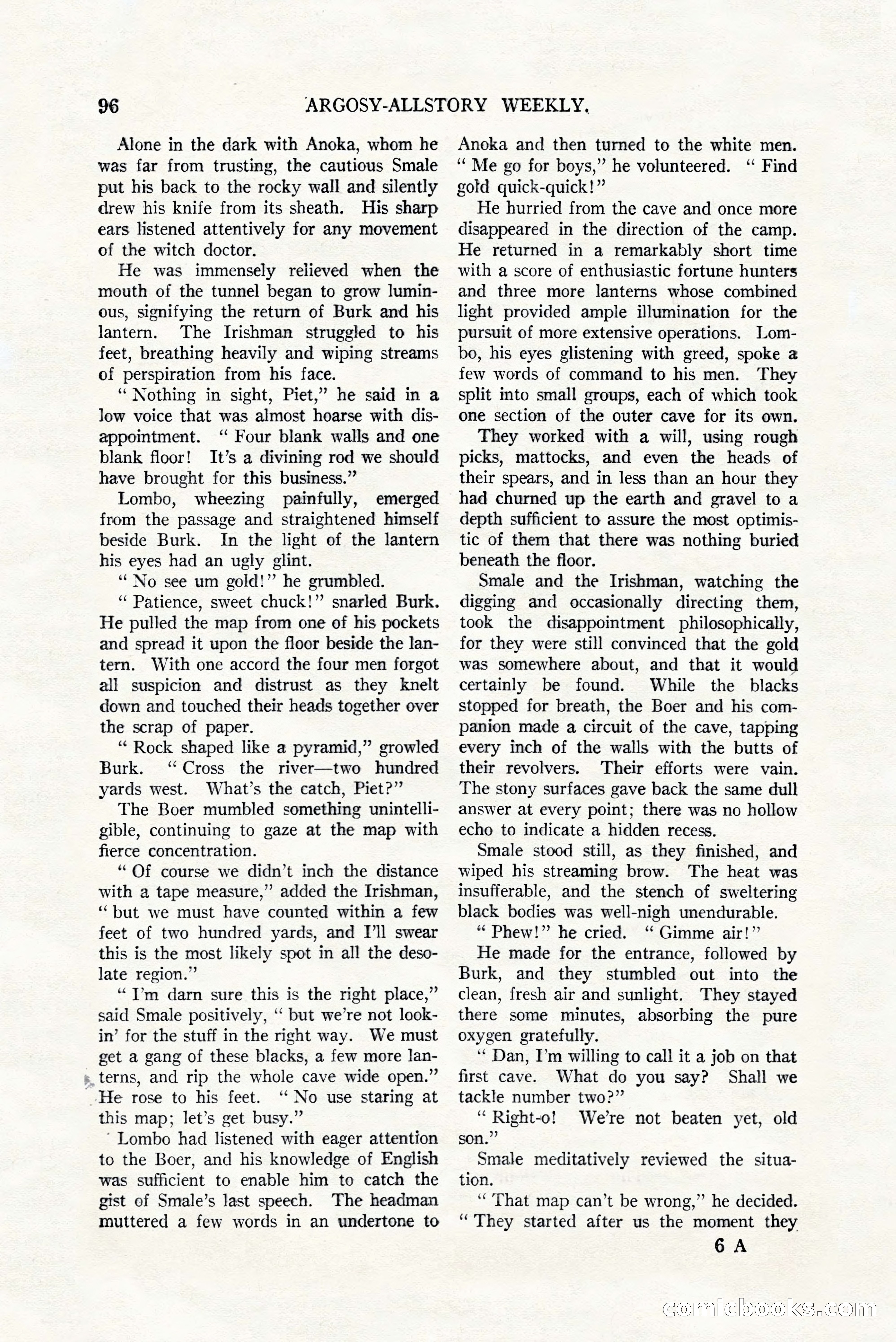 Argosy All-Story Weekly, July 8, 1922 — page 106 of 176