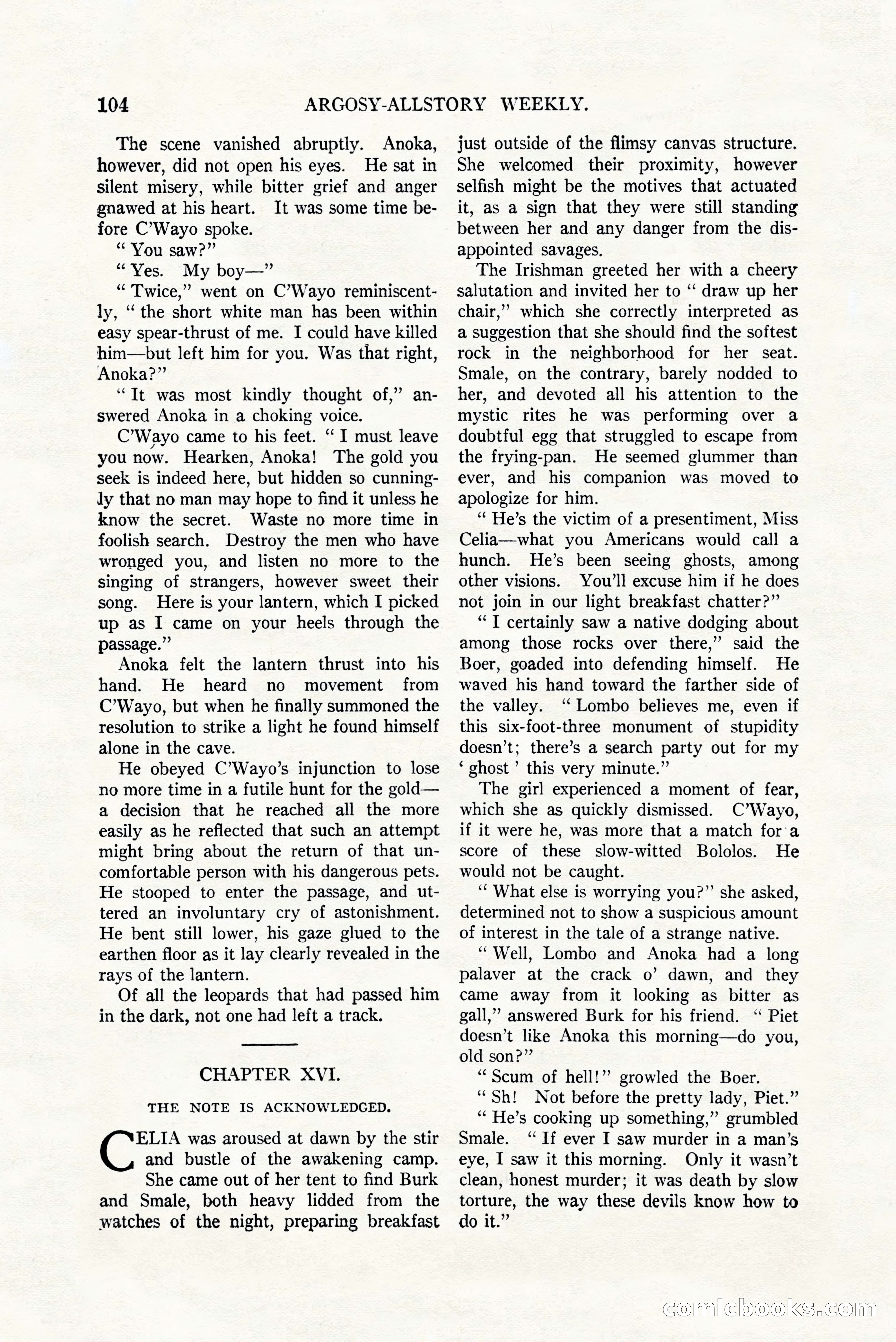 Argosy All-Story Weekly, July 8, 1922 — page 114 of 176
