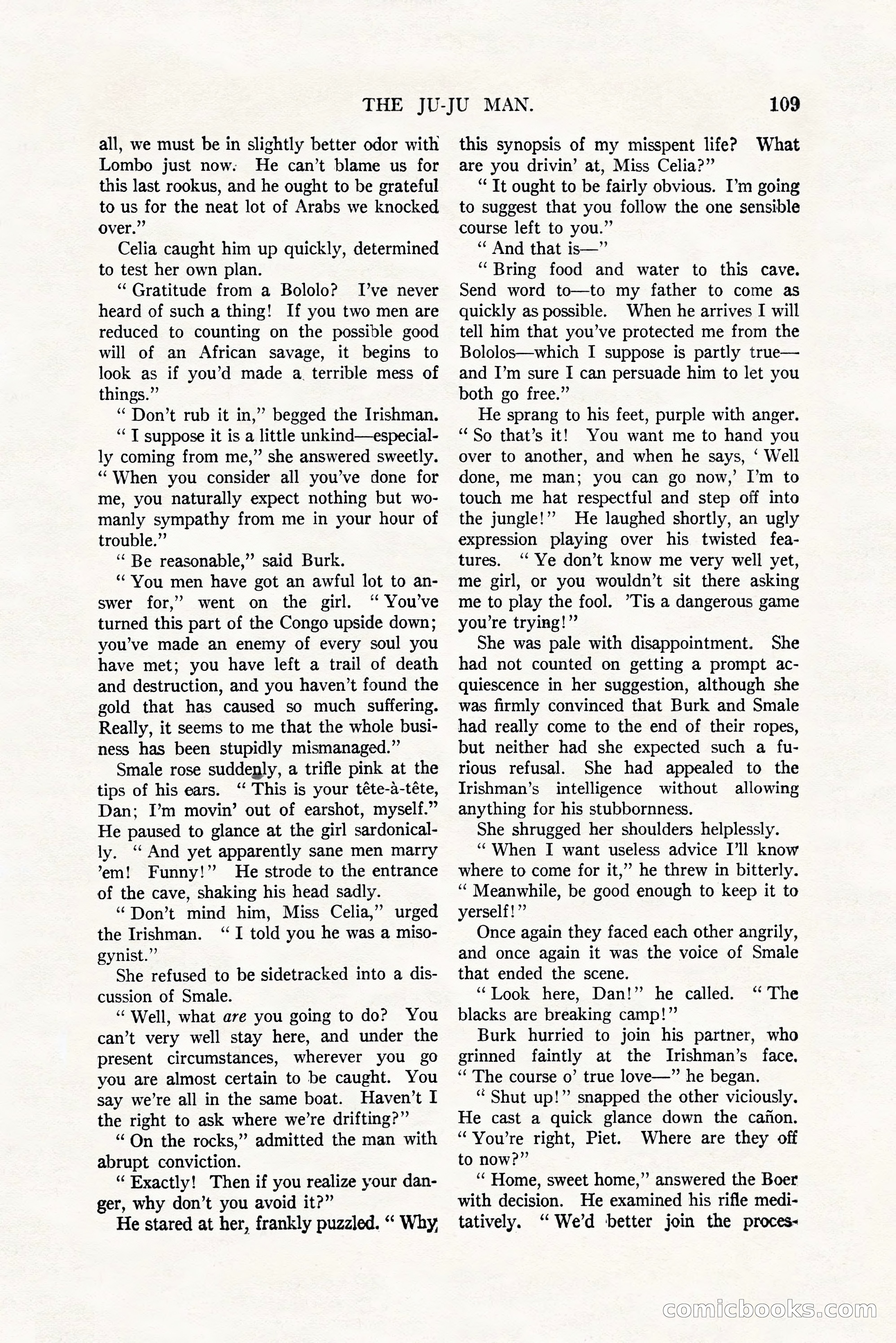 Argosy All-Story Weekly, July 8, 1922 — page 119 of 176