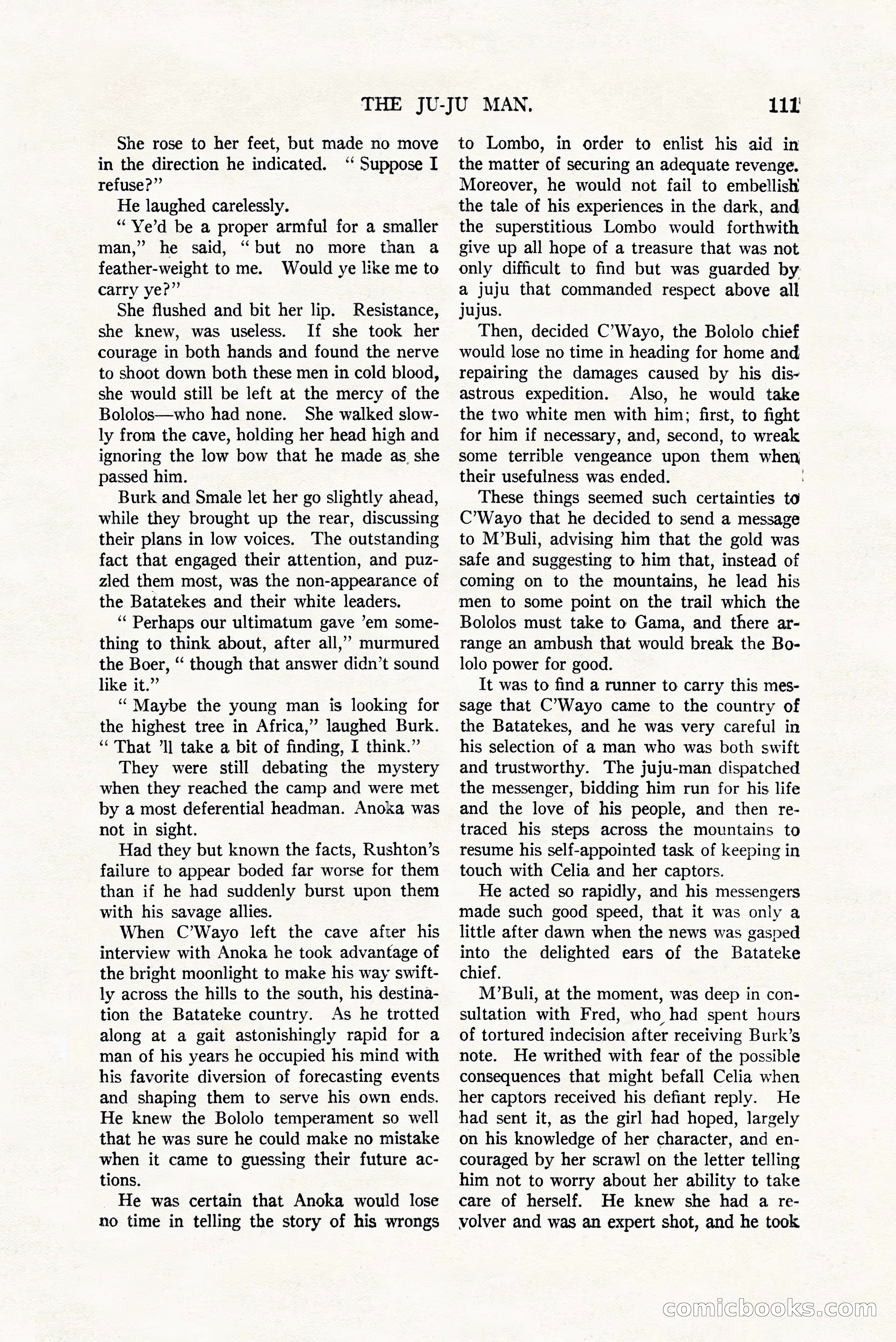Argosy All-Story Weekly, July 8, 1922 — page 121 of 176