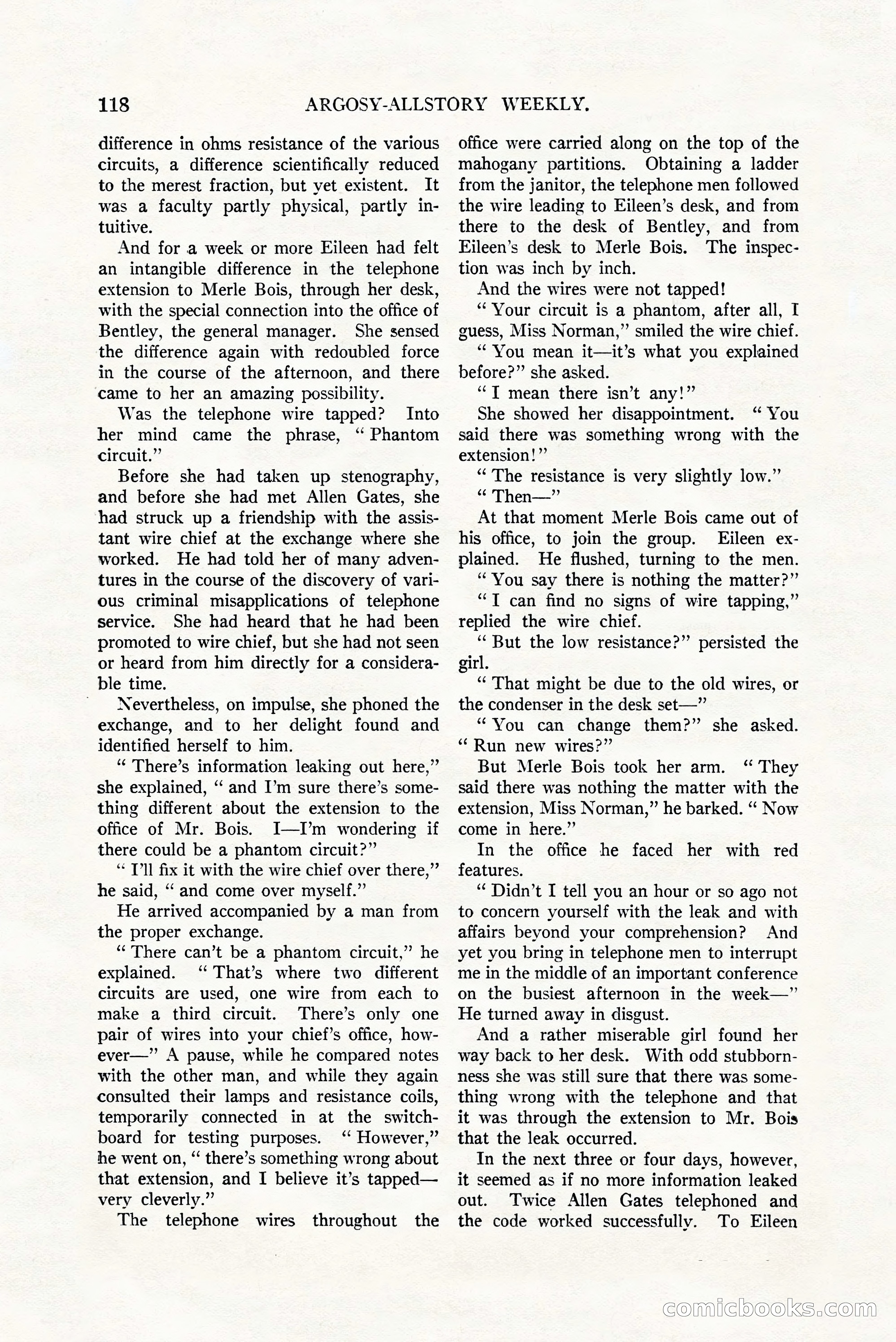 Argosy All-Story Weekly, July 8, 1922 — page 128 of 176