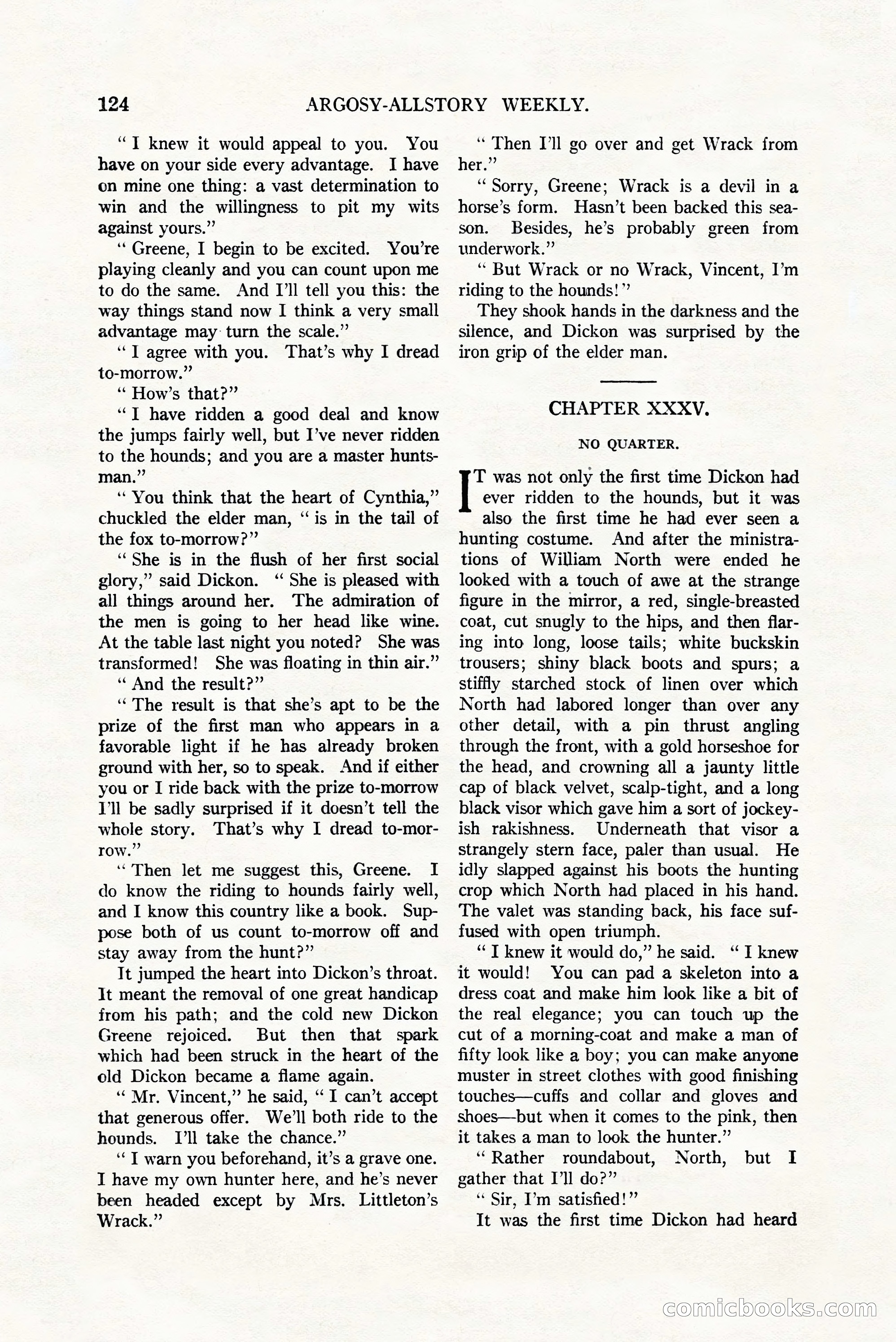 Argosy All-Story Weekly, July 8, 1922 — page 134 of 176