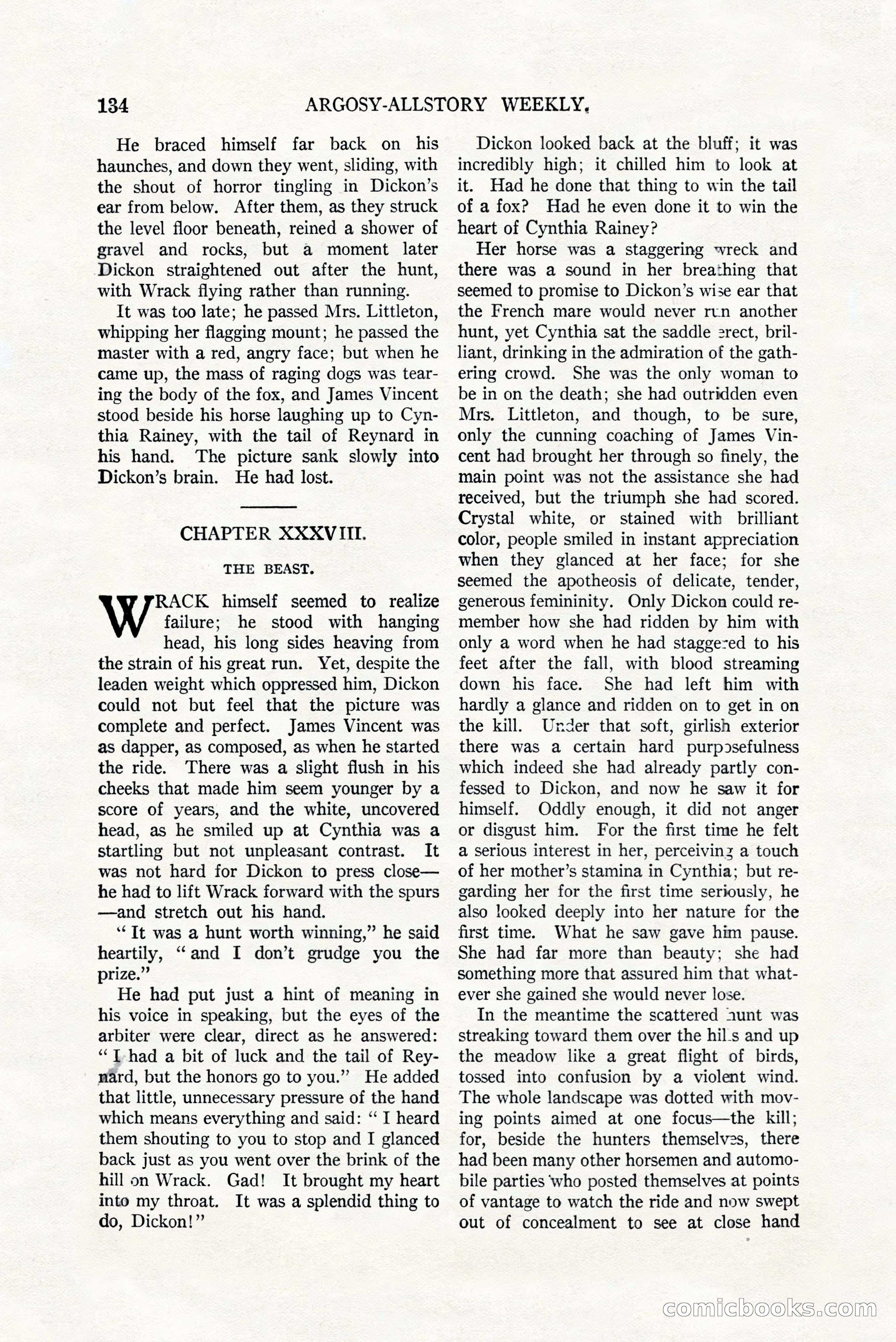 Argosy All-Story Weekly, July 8, 1922 — page 144 of 176