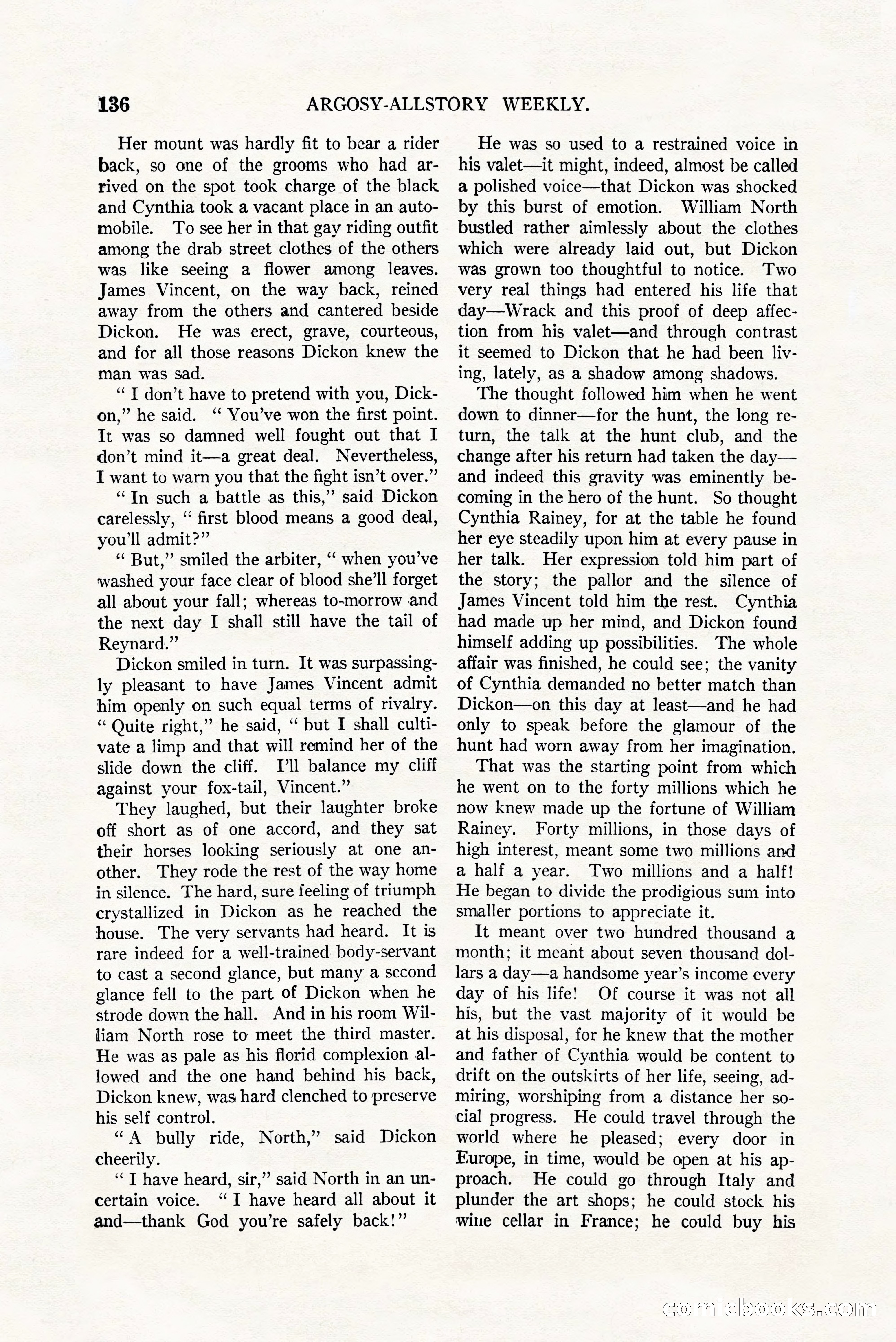 Argosy All-Story Weekly, July 8, 1922 — page 146 of 176