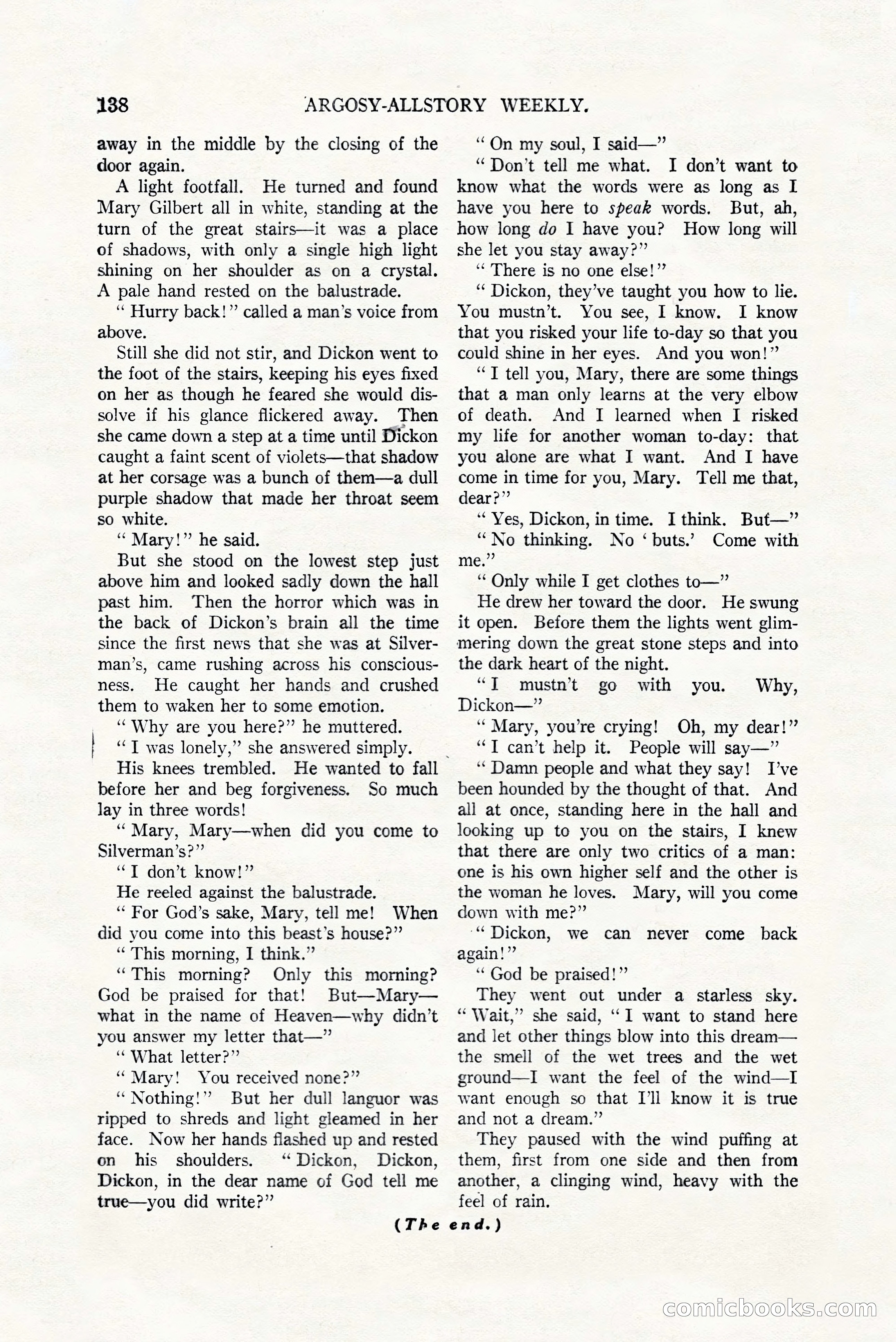 Argosy All-Story Weekly, July 8, 1922 — page 148 of 176