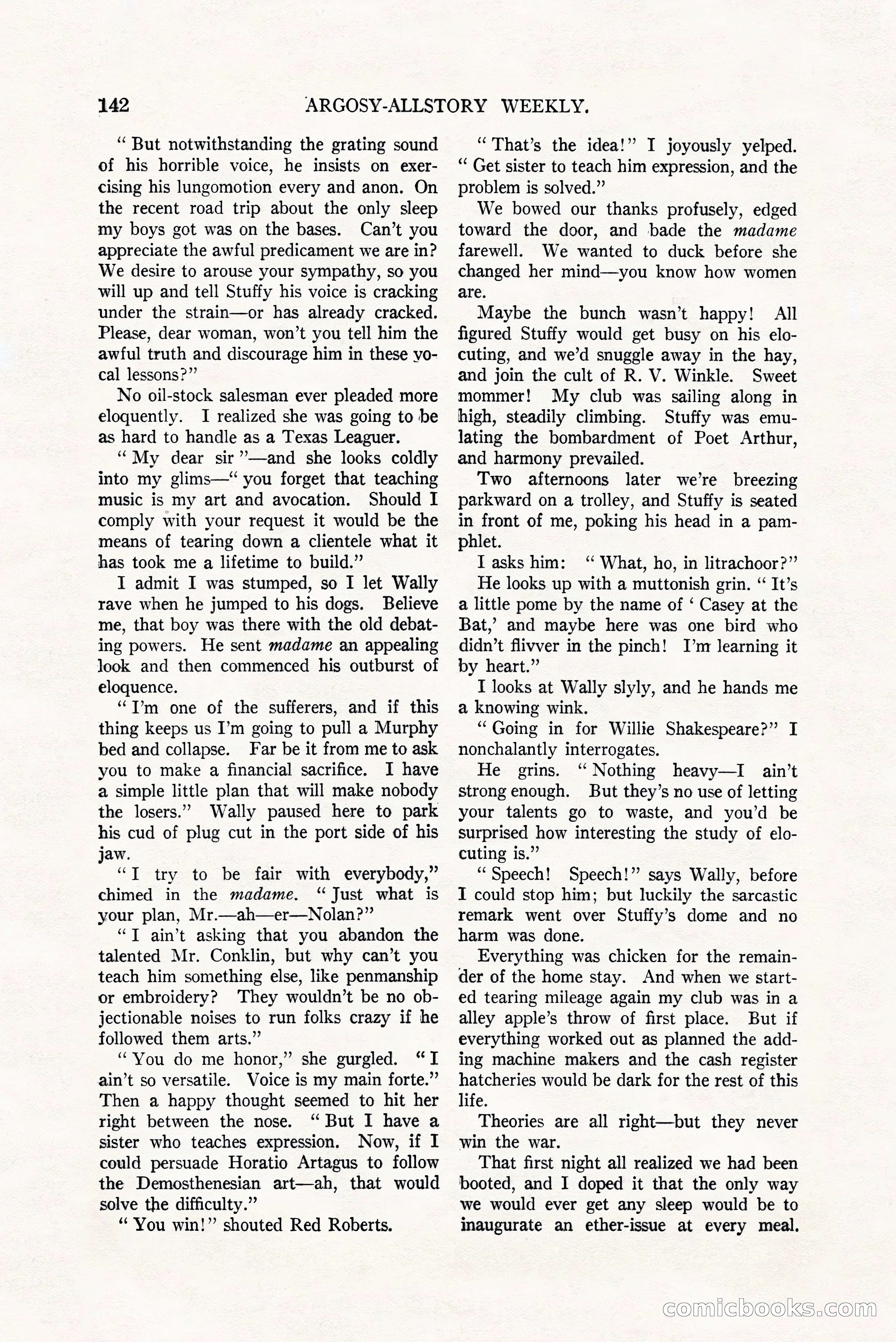 Argosy All-Story Weekly, July 8, 1922 — page 152 of 176