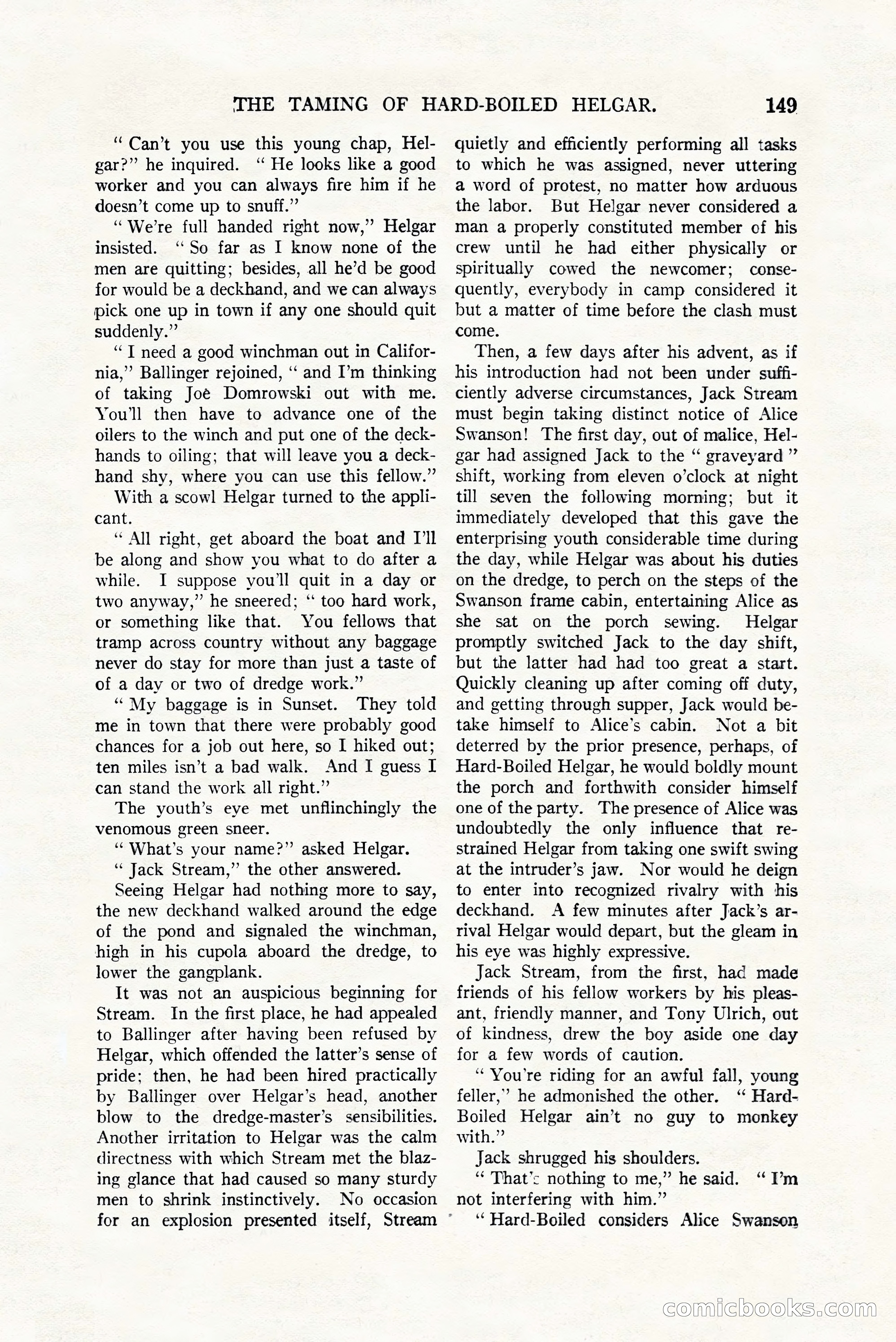 Argosy All-Story Weekly, July 8, 1922 — page 159 of 176