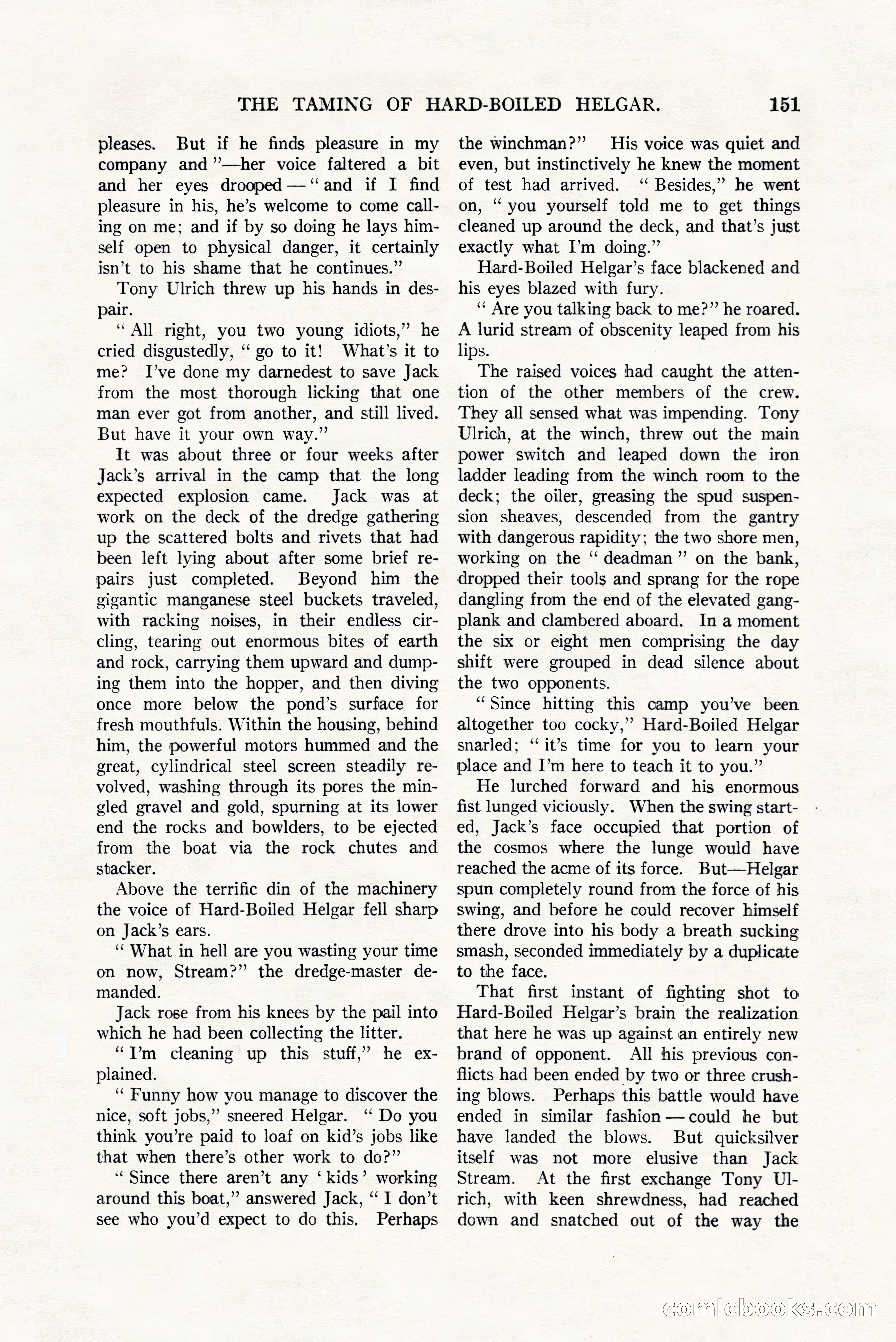 Argosy All-Story Weekly, July 8, 1922 — page 161 of 176