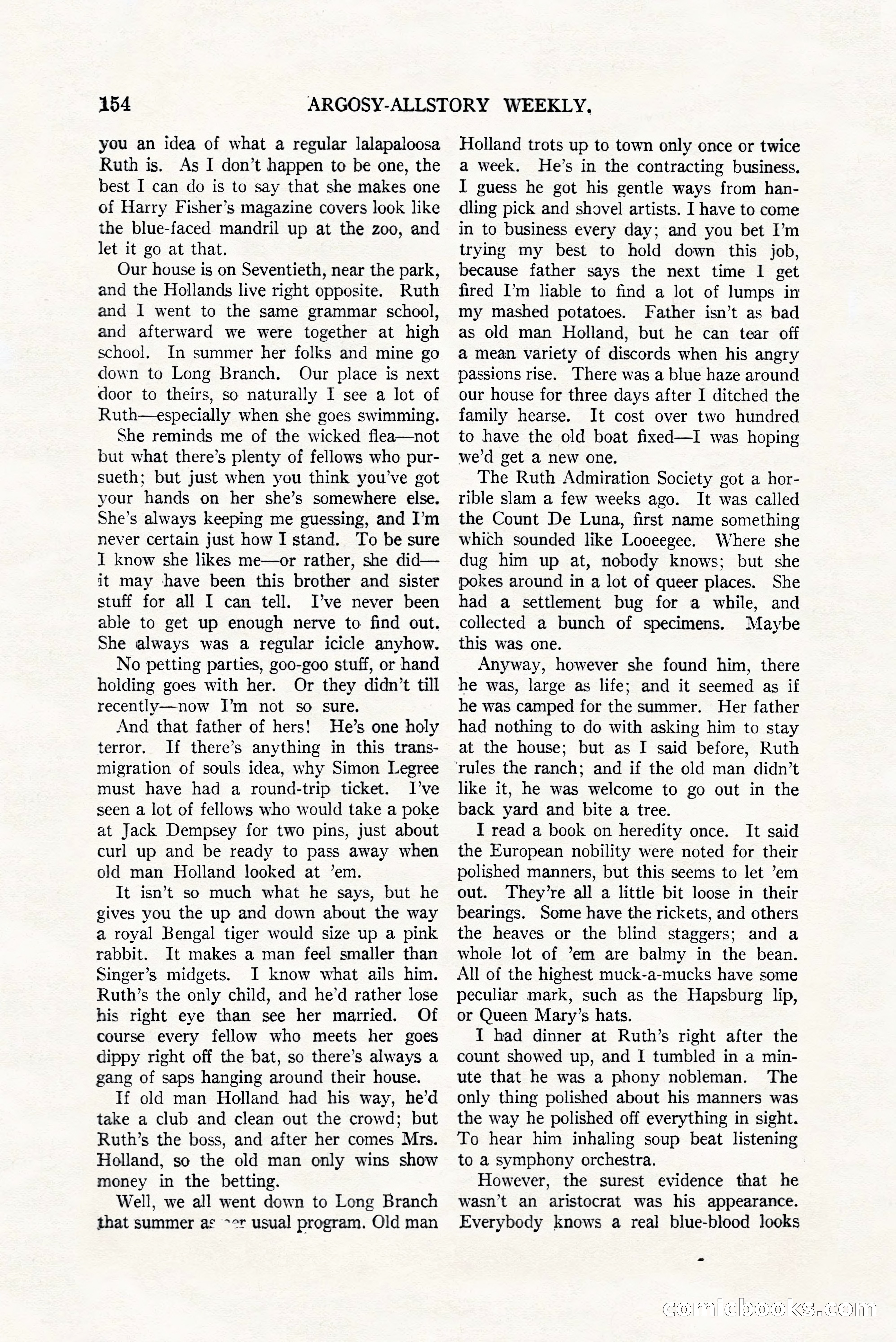 Argosy All-Story Weekly, July 8, 1922 — page 164 of 176
