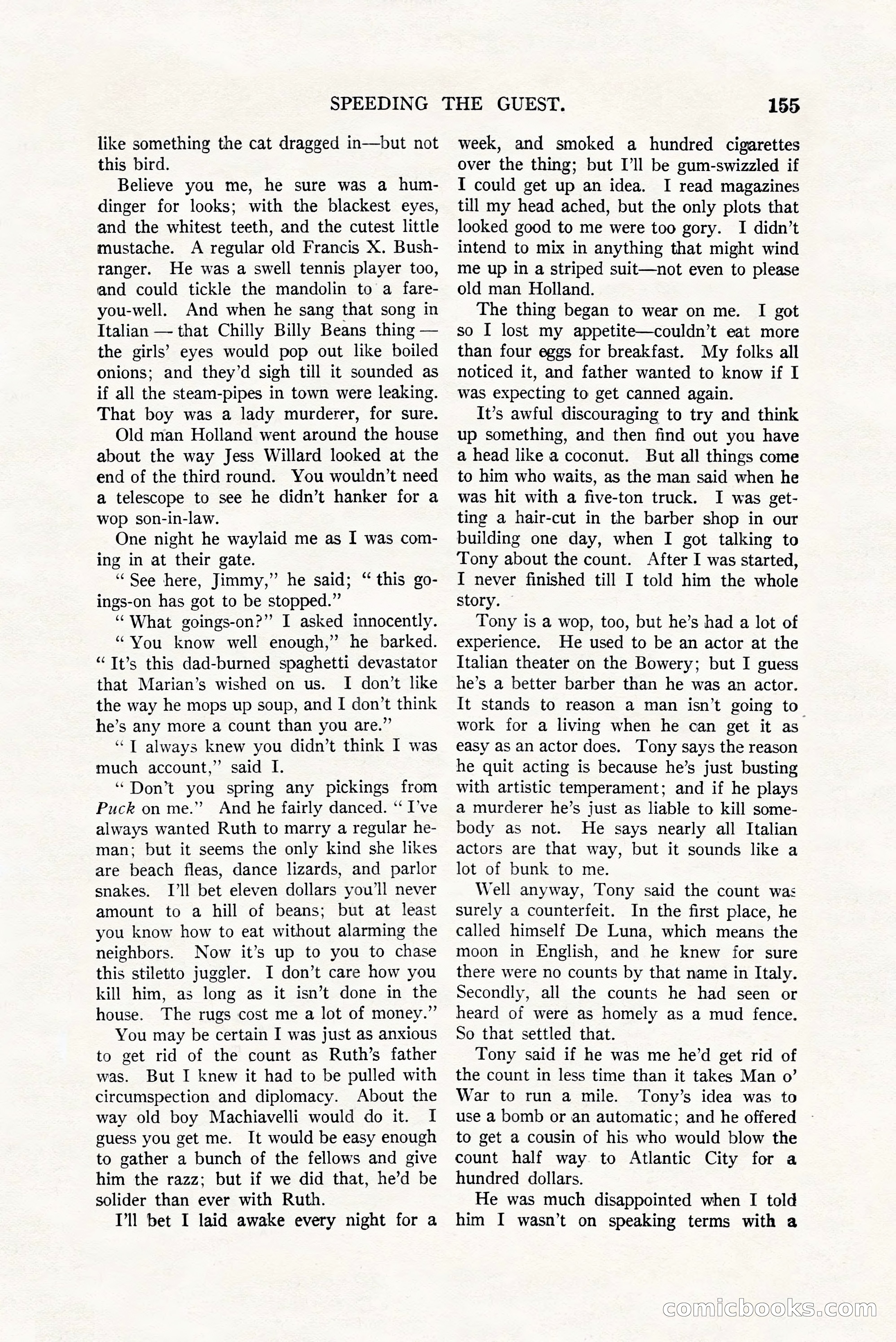 Argosy All-Story Weekly, July 8, 1922 — page 165 of 176