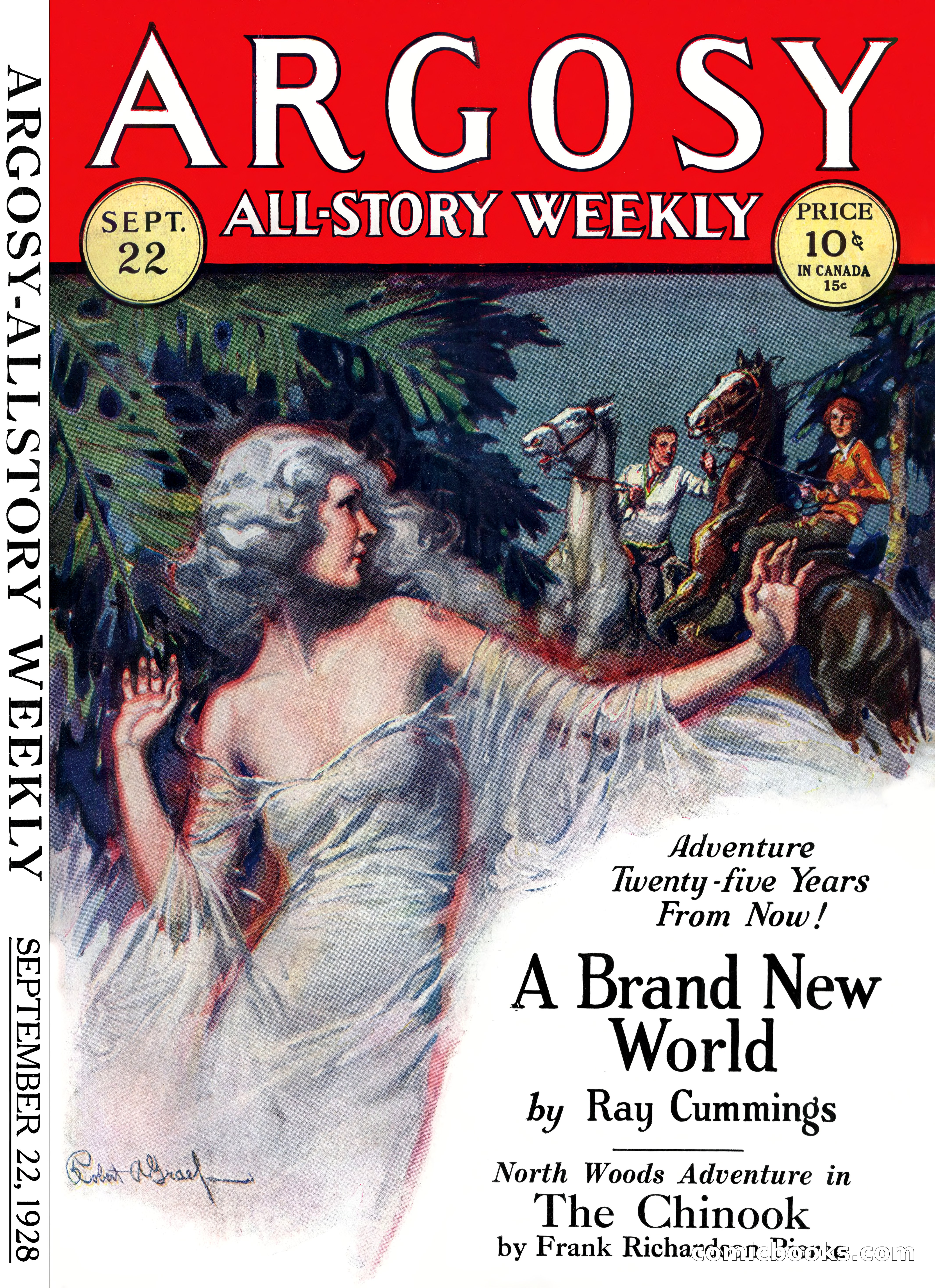 Argosy All-Story Weekly, September 22, 1928 — page 1 of 148