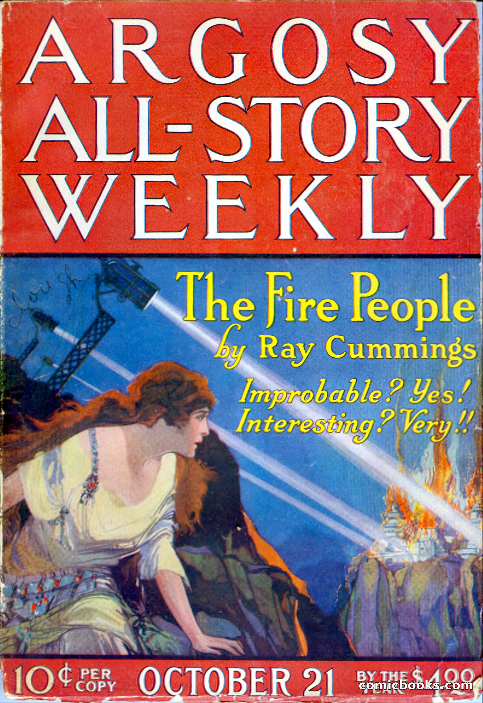 Argosy All-Story Weekly, October 21, 1922 — page 1 of 176