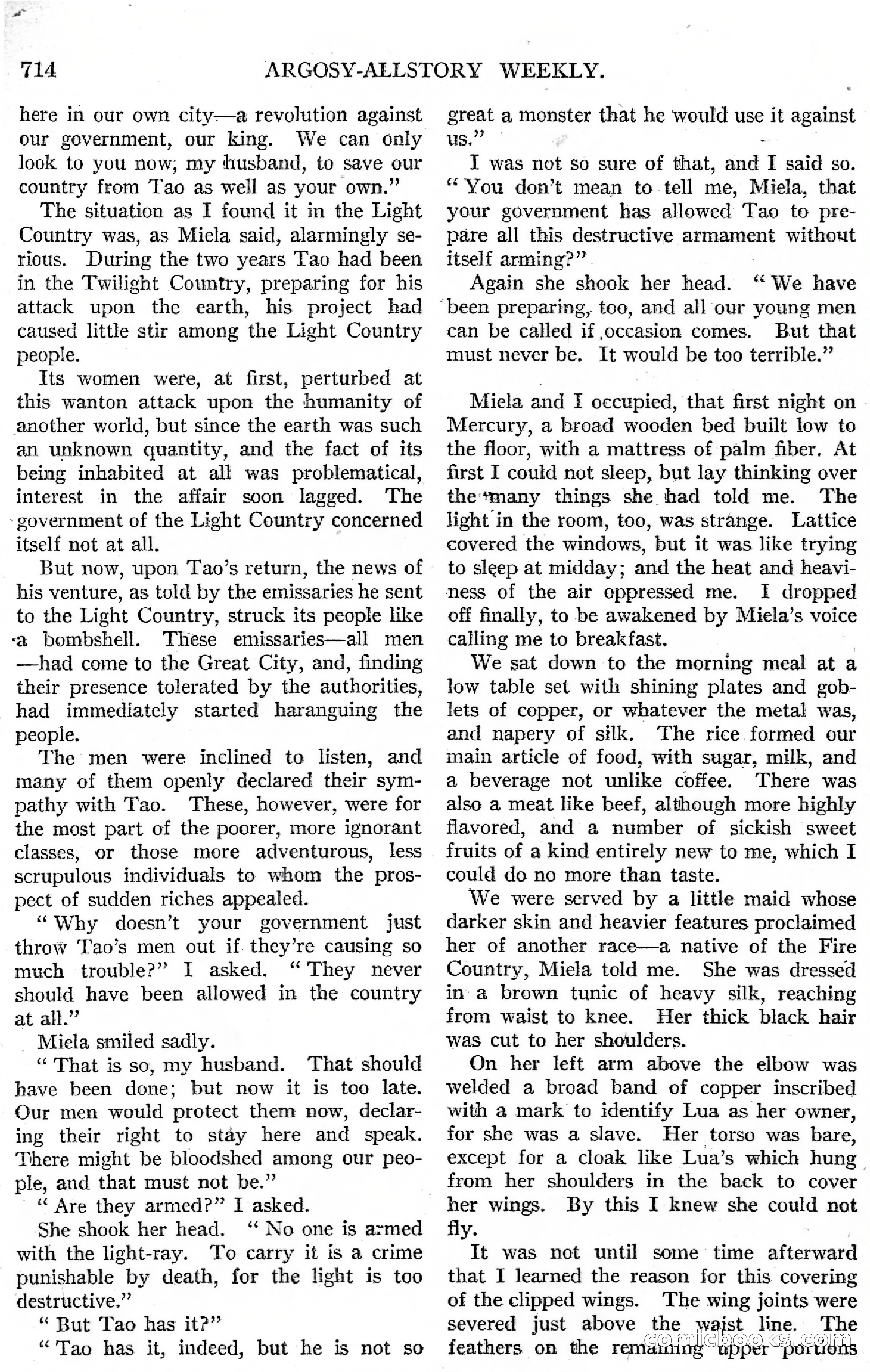 Argosy All-Story Weekly, October 28, 1922 — page 84 of 176
