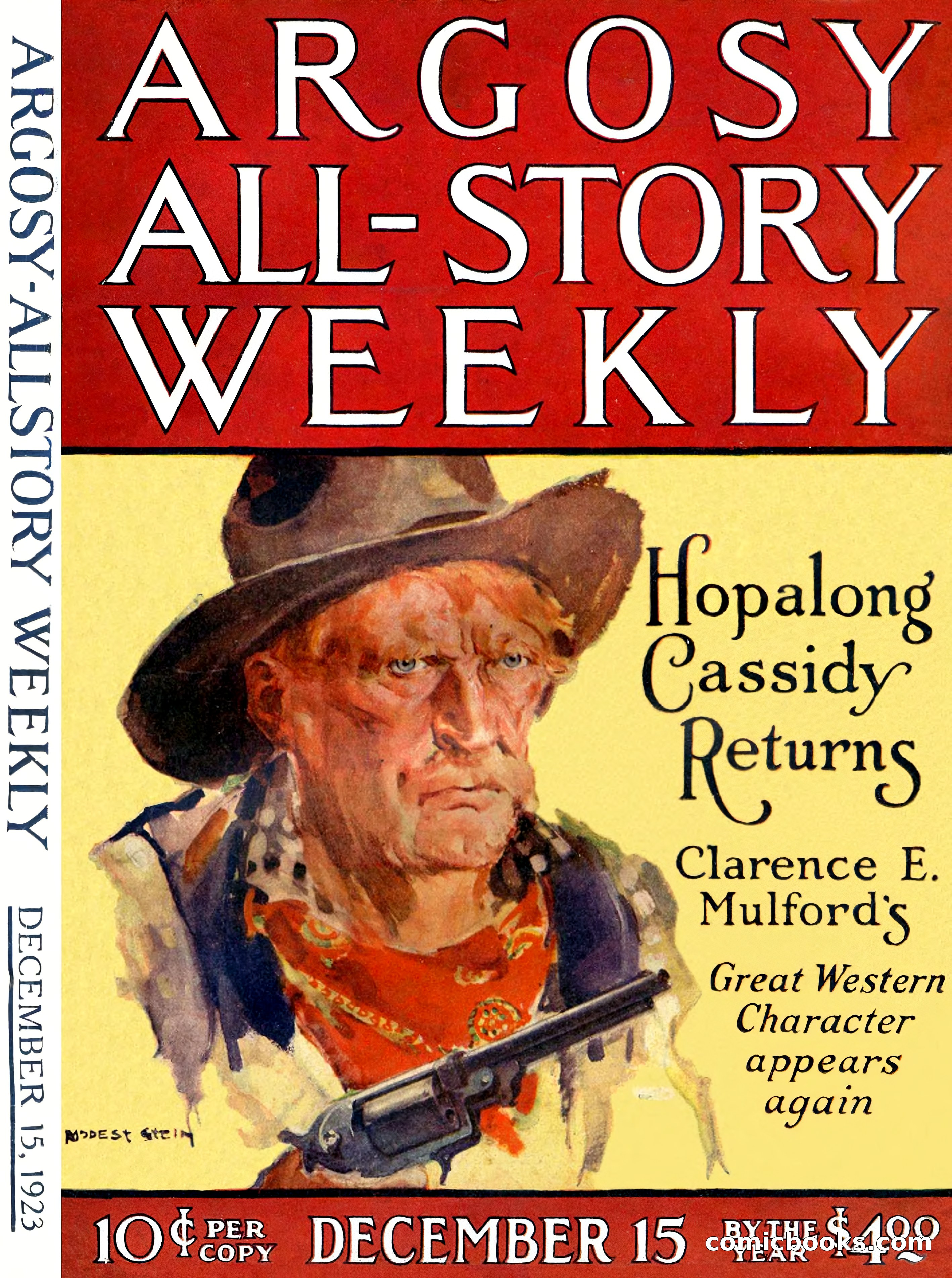 Argosy All-Story Weekly — Hopalong Cassidy Returns — page 1 of 174