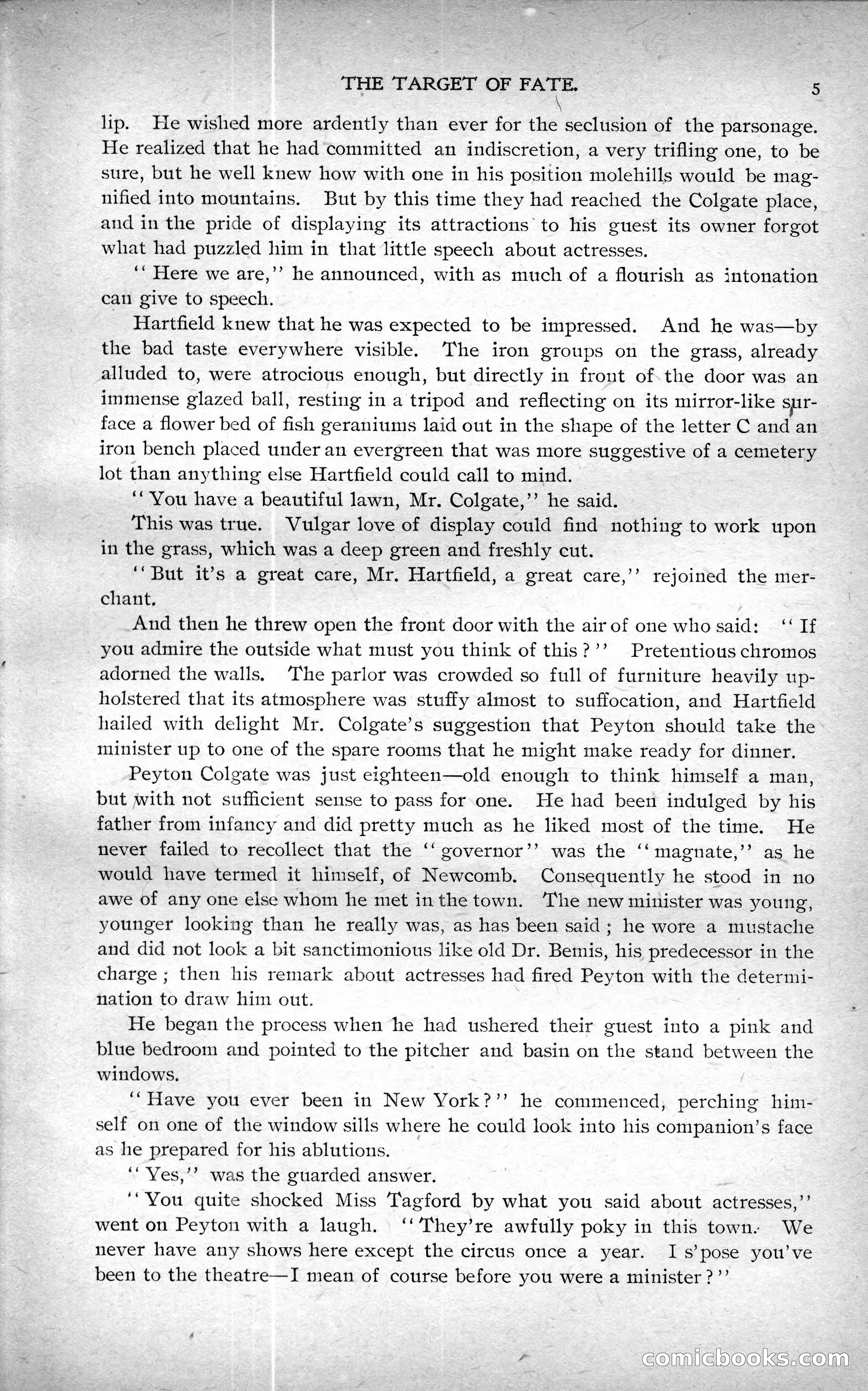 The Argosy, Vol. XXIV, No. 1 — page 5 of 192