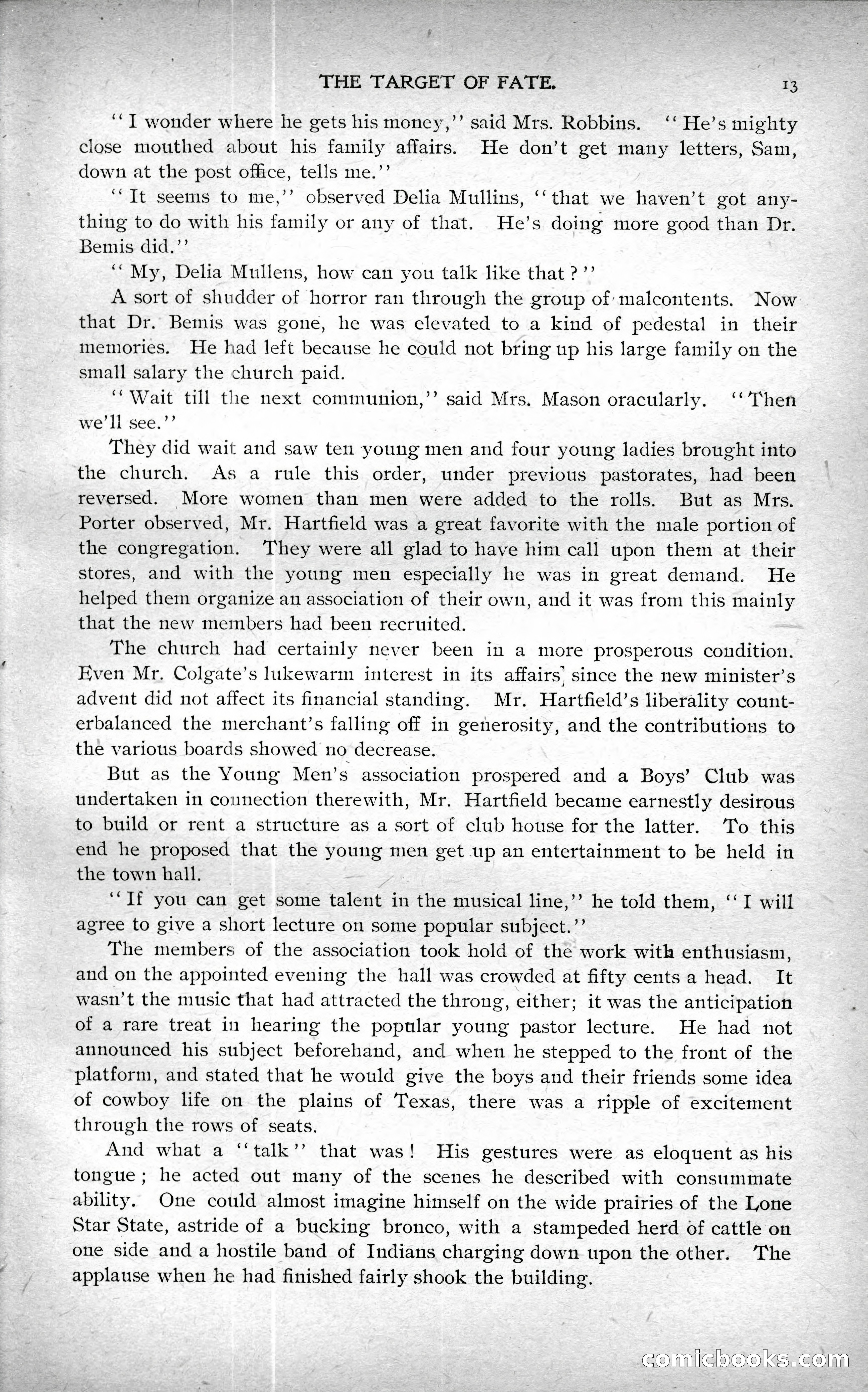 The Argosy, Vol. XXIV, No. 1 — page 13 of 192