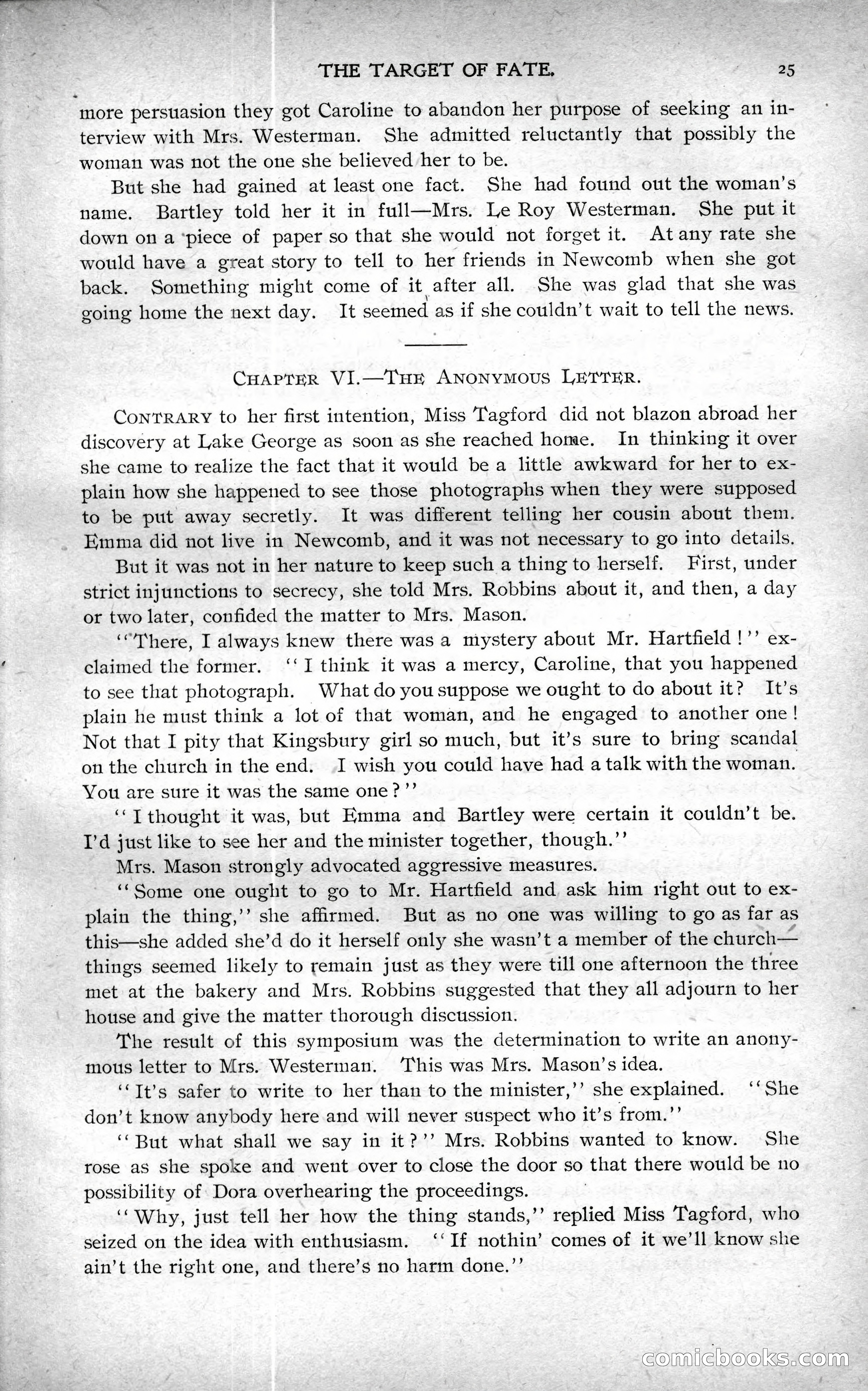 The Argosy, Vol. XXIV, No. 1 — page 25 of 192