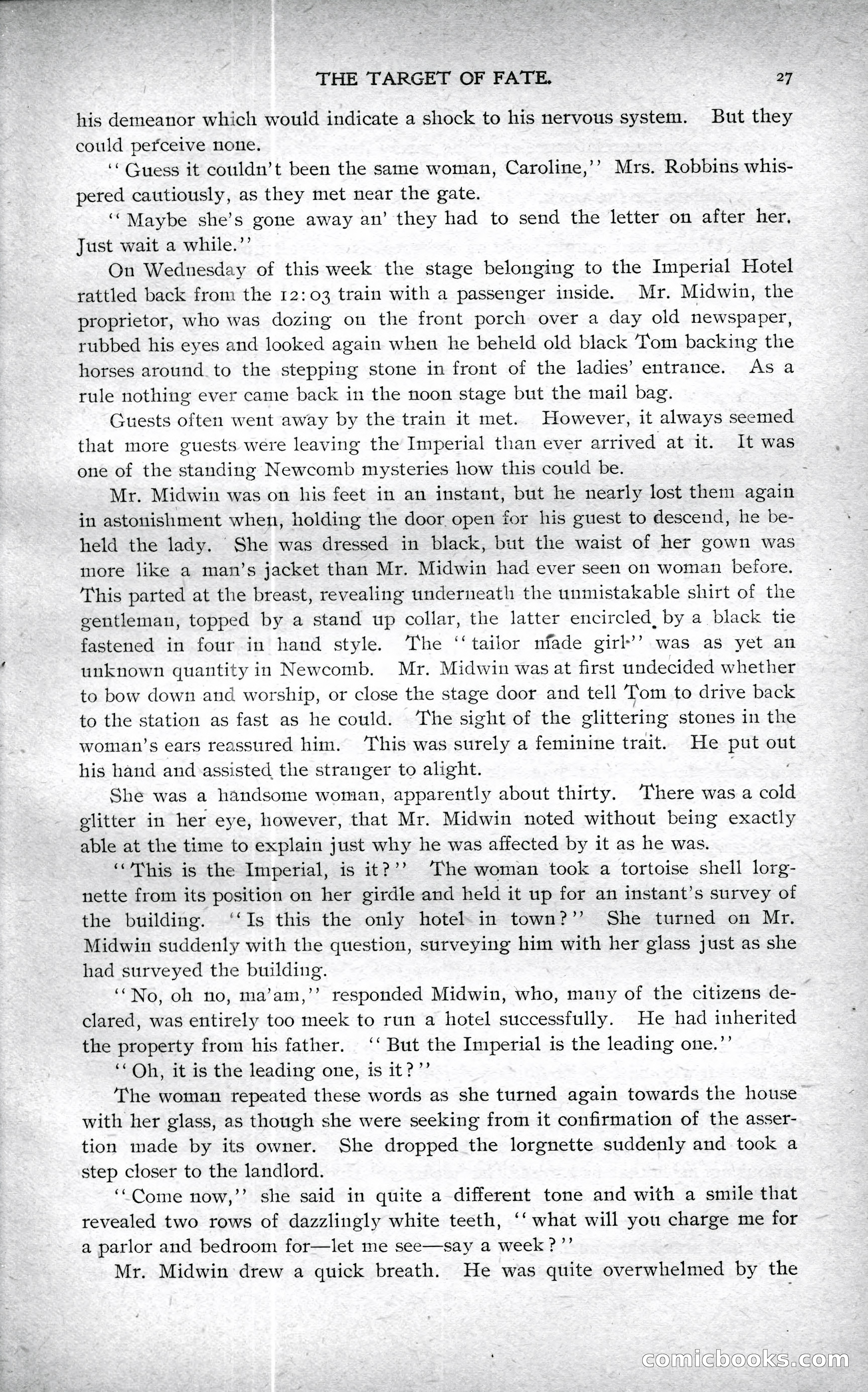 The Argosy, Vol. XXIV, No. 1 — page 27 of 192