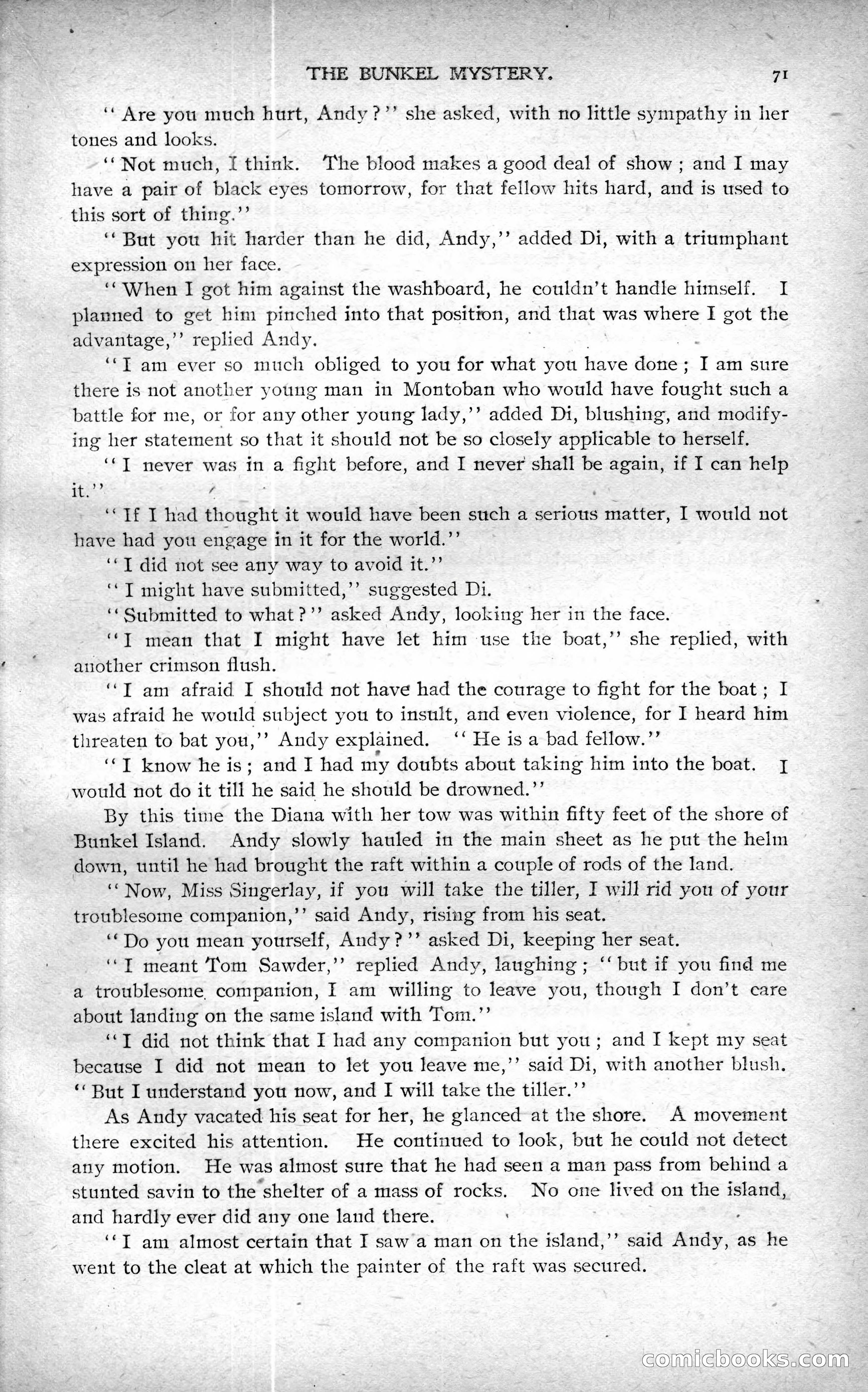 The Argosy, Vol. XXIV, No. 1 — page 71 of 192