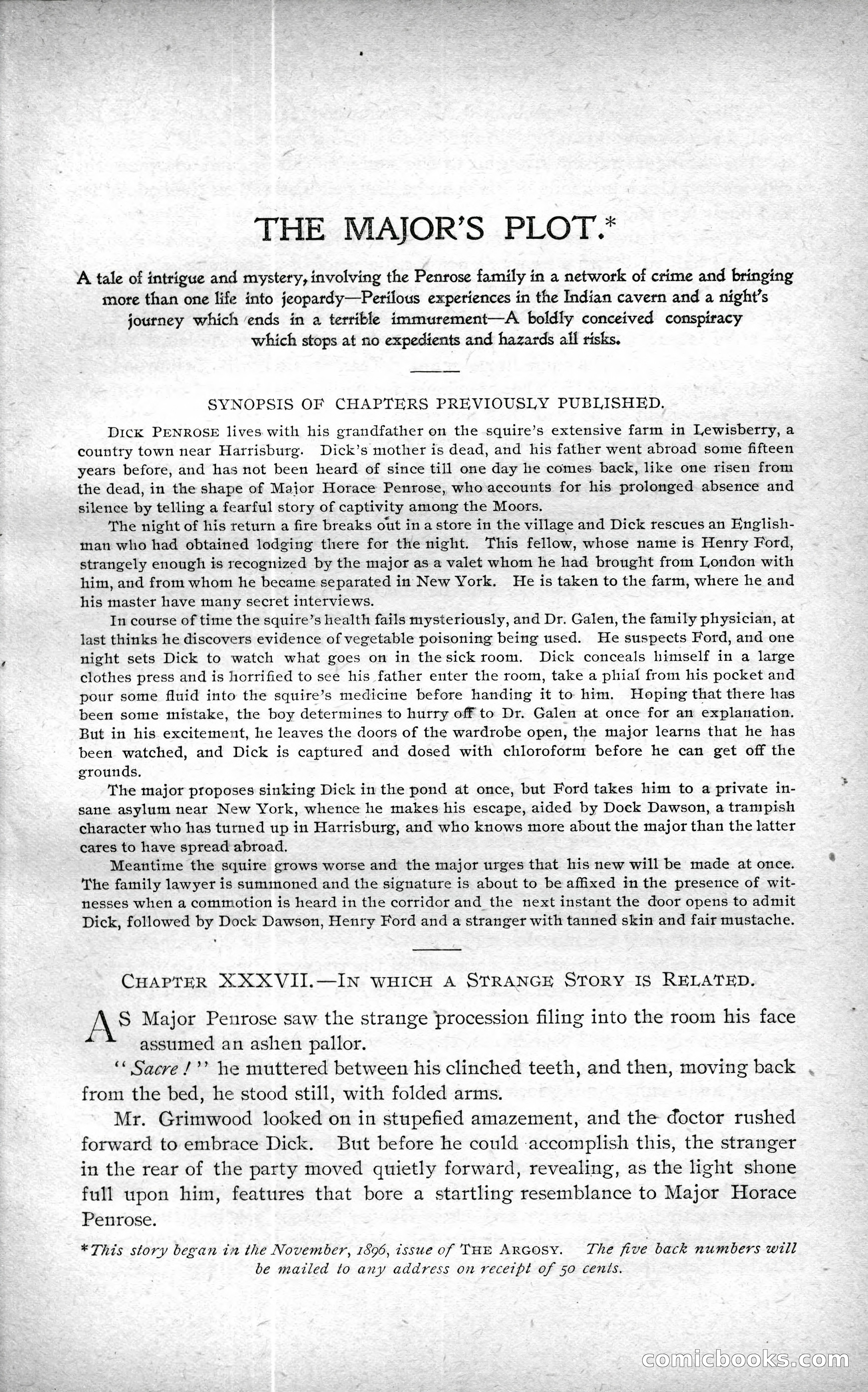 The Argosy, Vol. XXIV, No. 1 — page 151 of 192