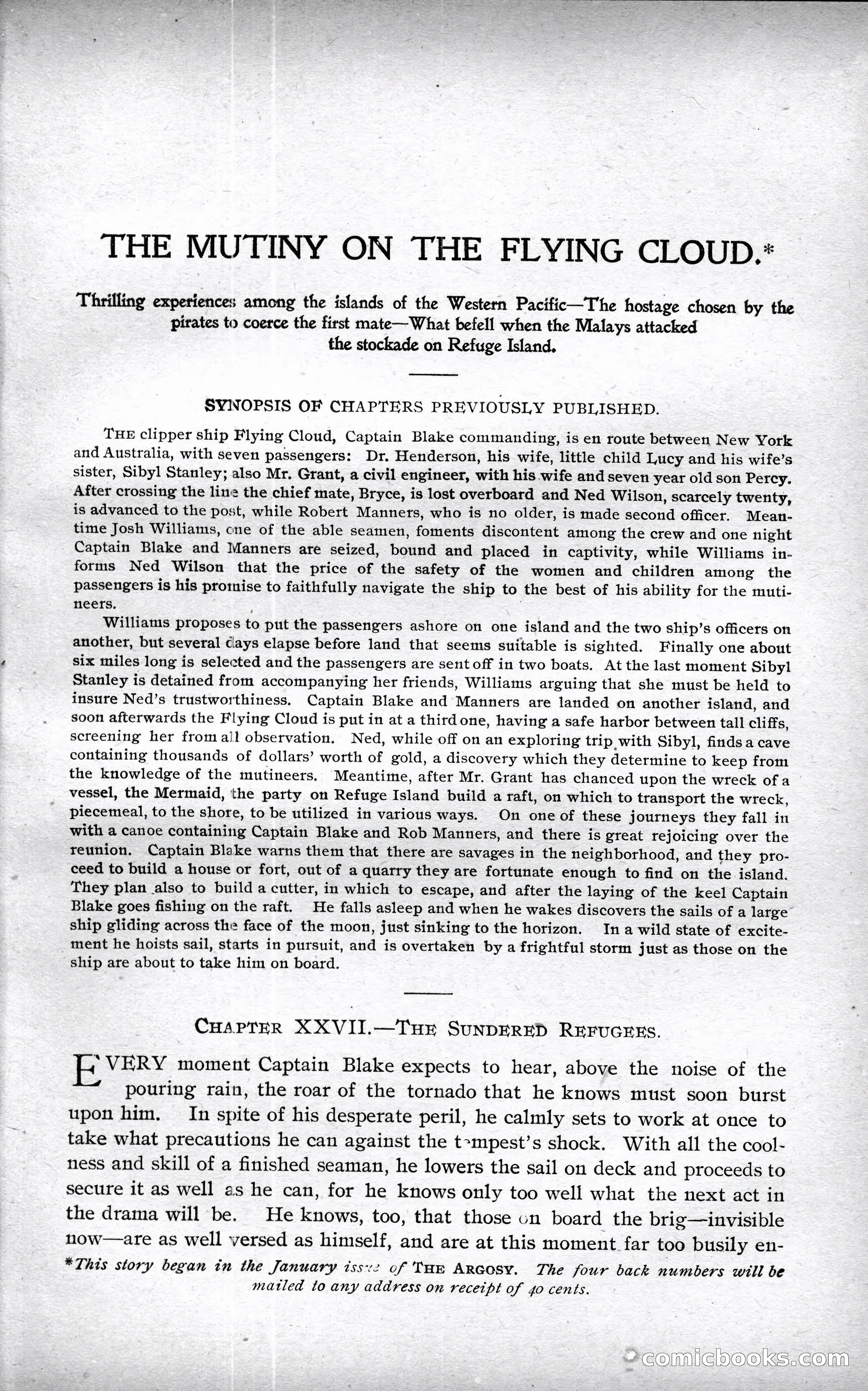 The Argosy, Vol. XXIV No. 2 — page 159 of 192