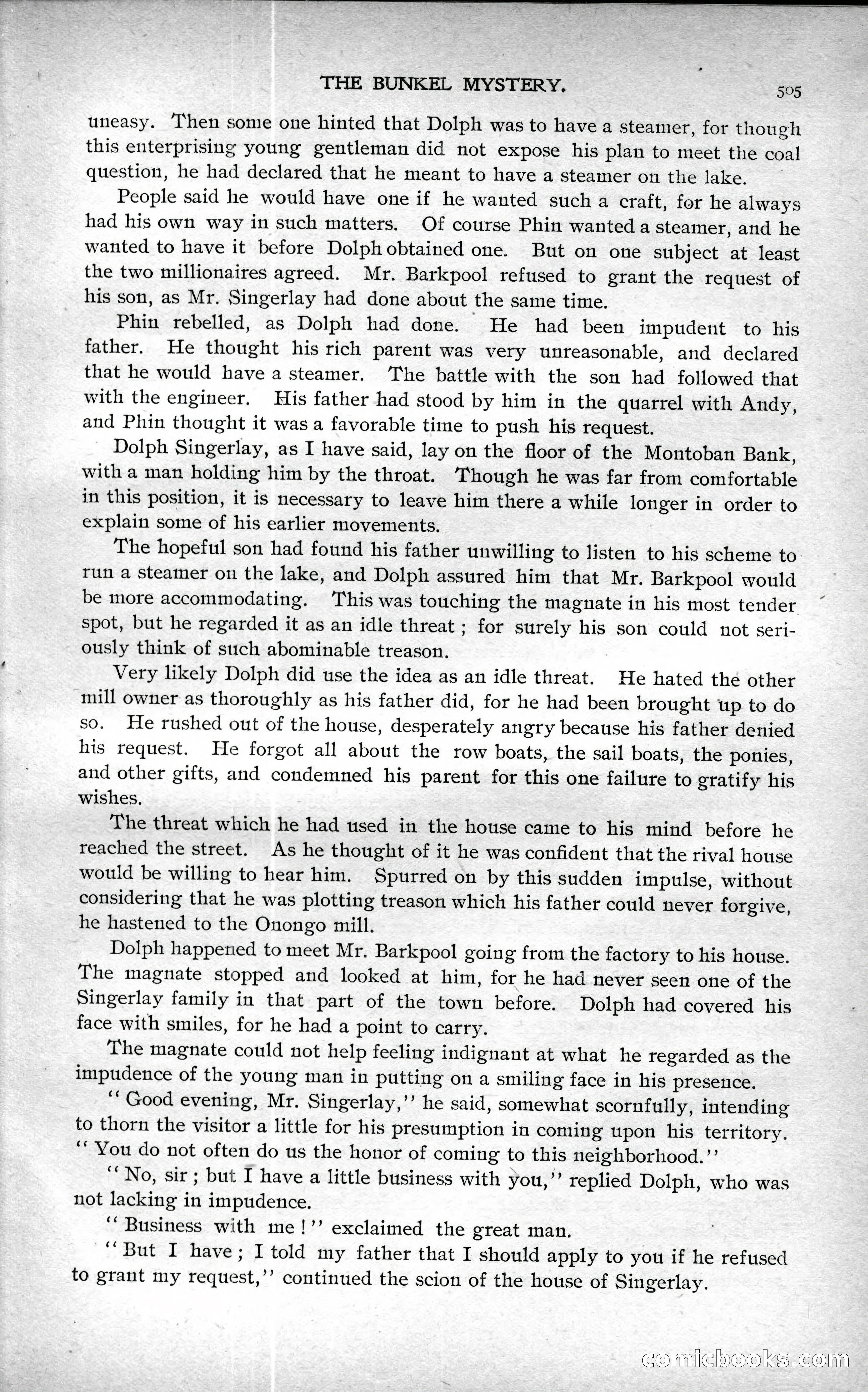 The Argosy, Vol. XXIV, No. 3 — page 121 of 200