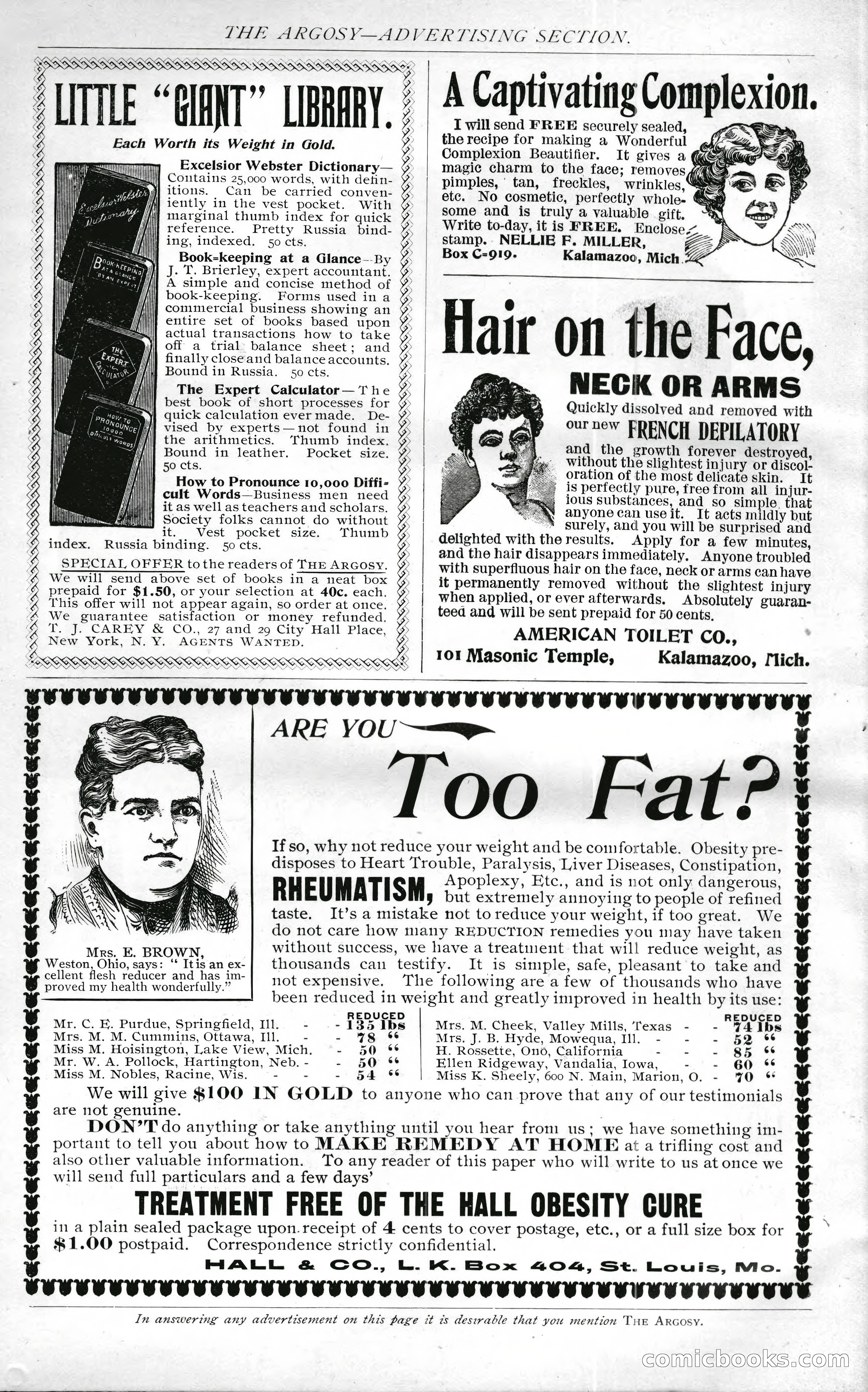 The Argosy, Vol. XXIV, No. 3 — page 198 of 200