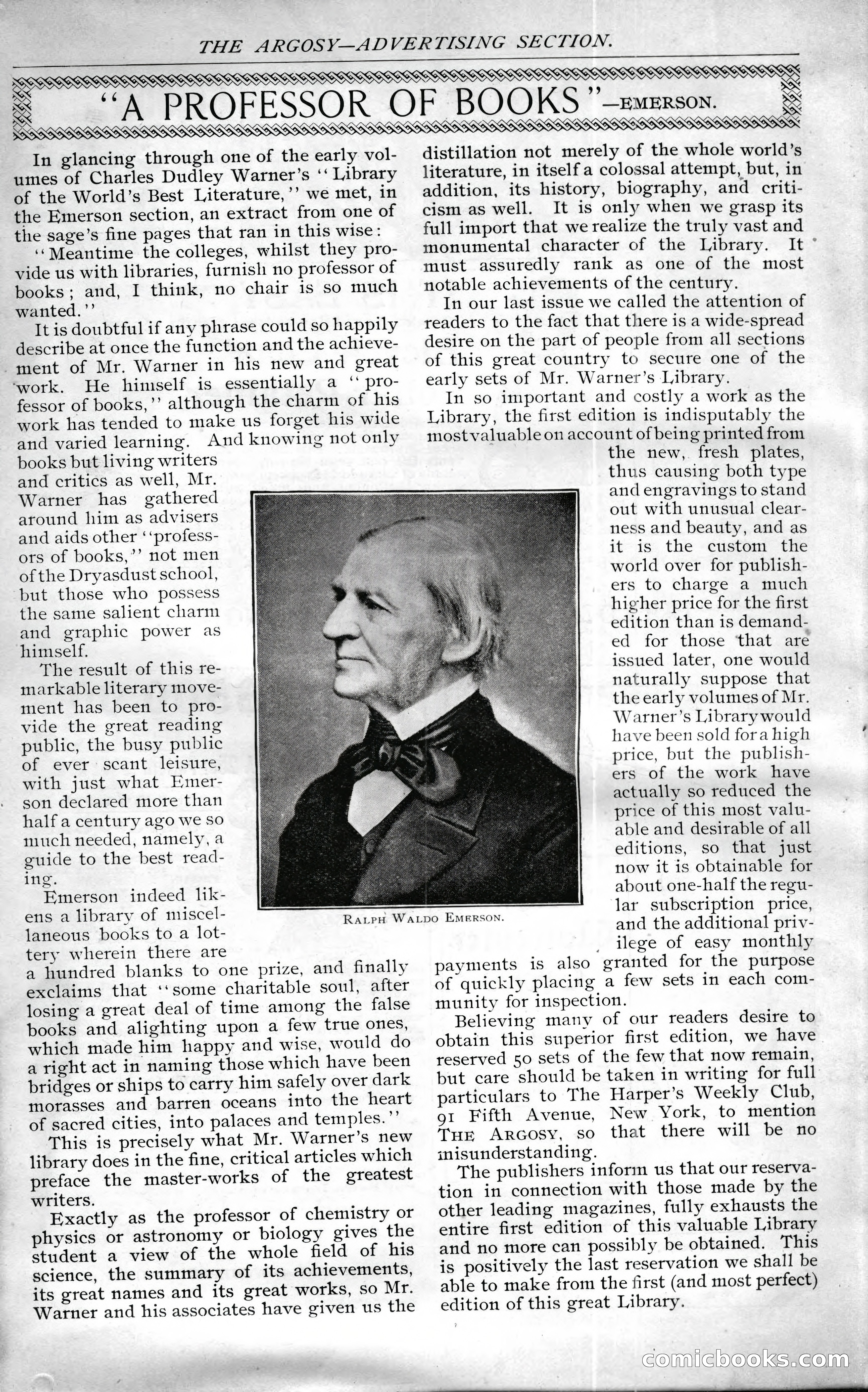 The Argosy, Vol. XXIV, No. 3 — page 200 of 200