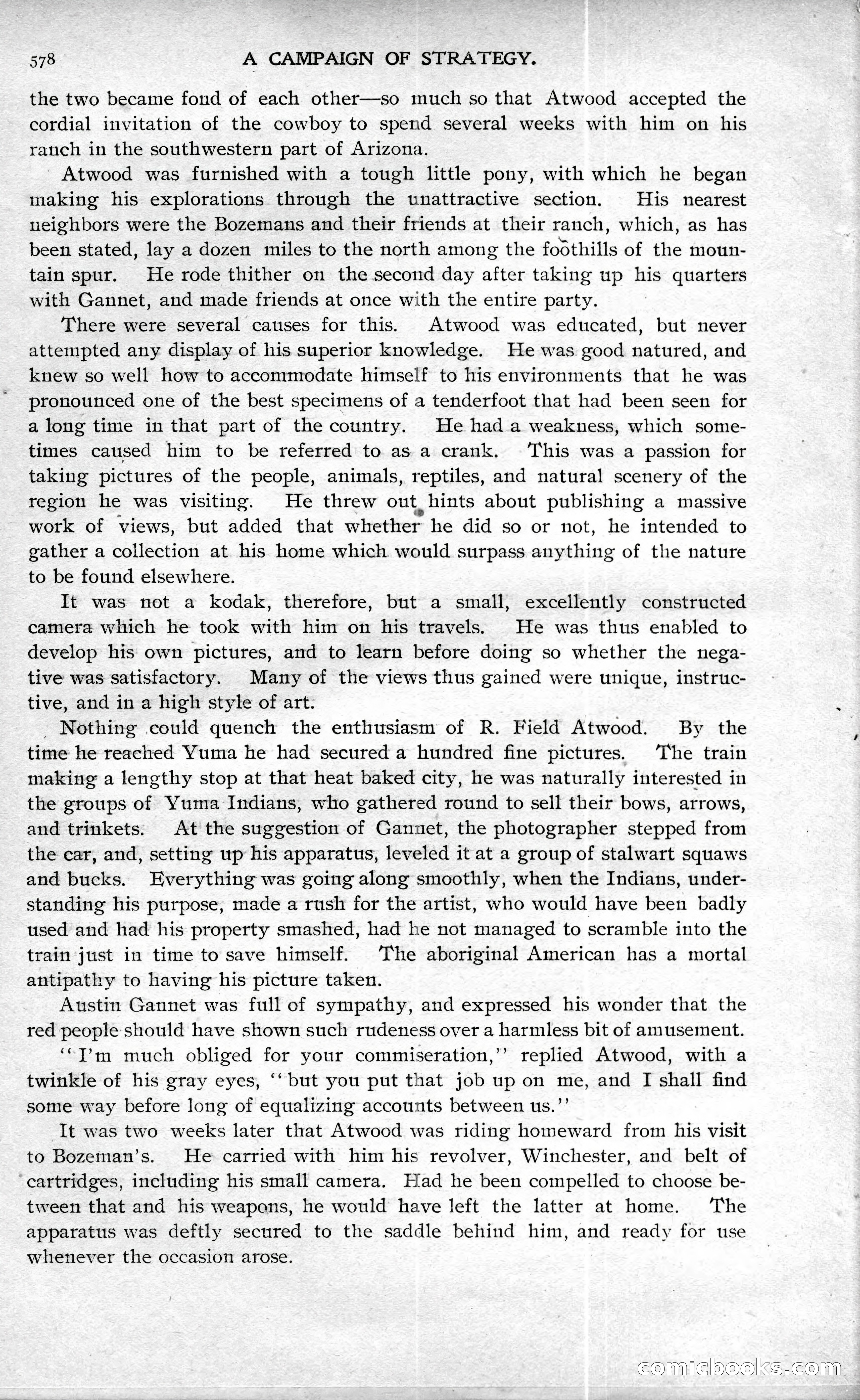 Argosy, Volume XXIII — Index Page, 1897 — page 8 of 198