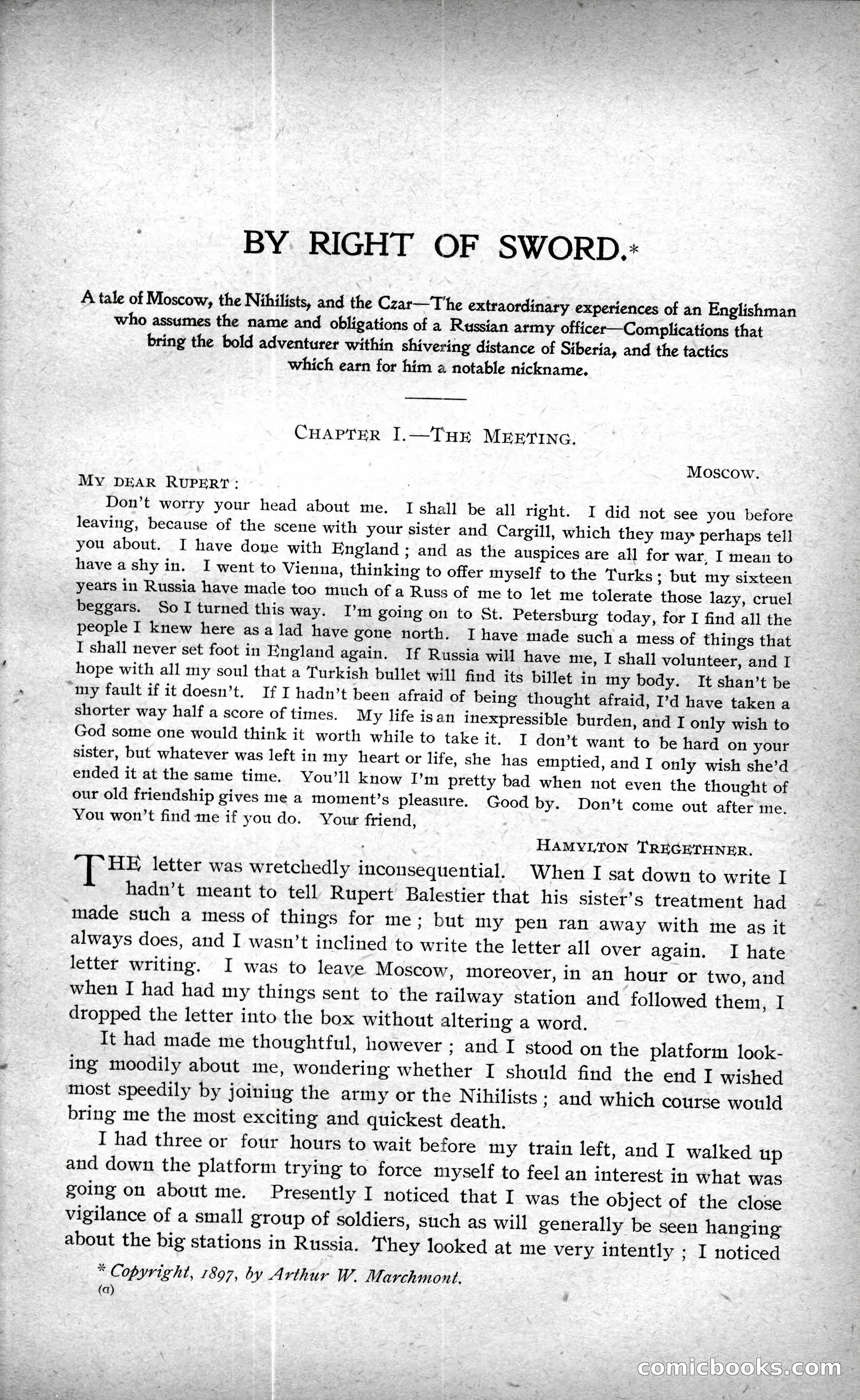 Argosy, Volume XXIII — Index Page, 1897 — page 55 of 198