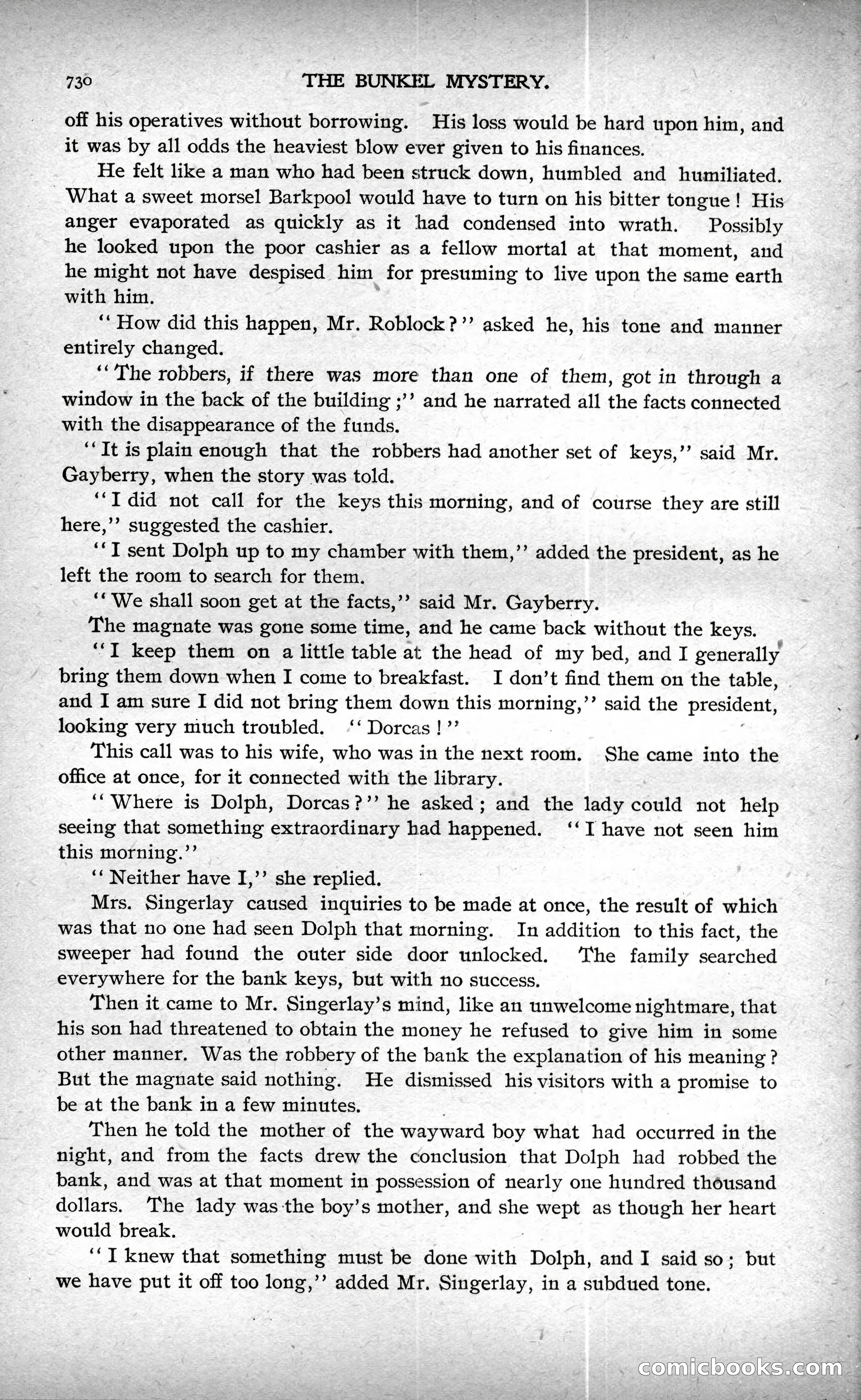 Argosy, Volume XXIII — Index Page, 1897 — page 160 of 198