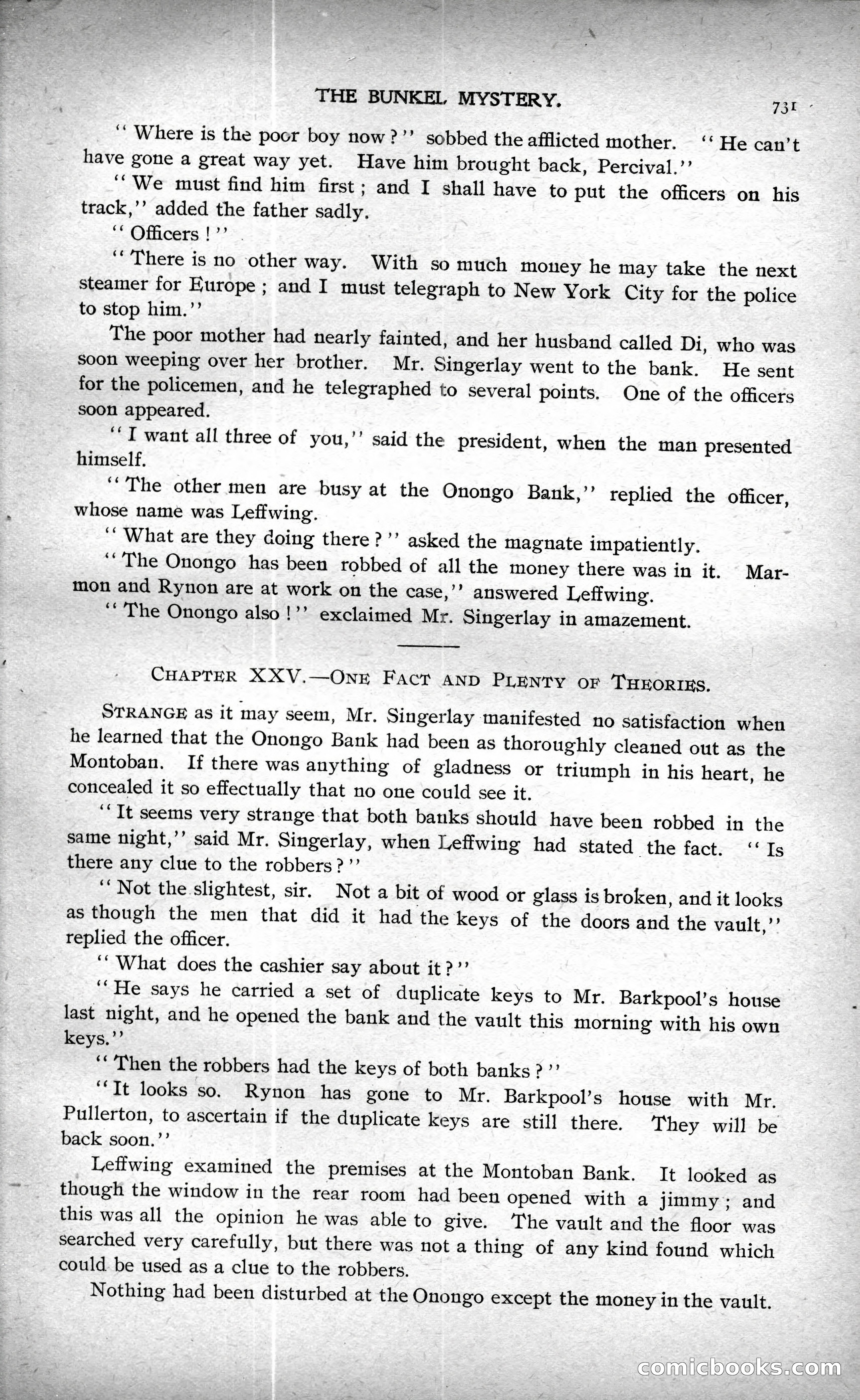 Argosy, Volume XXIII — Index Page, 1897 — page 161 of 198