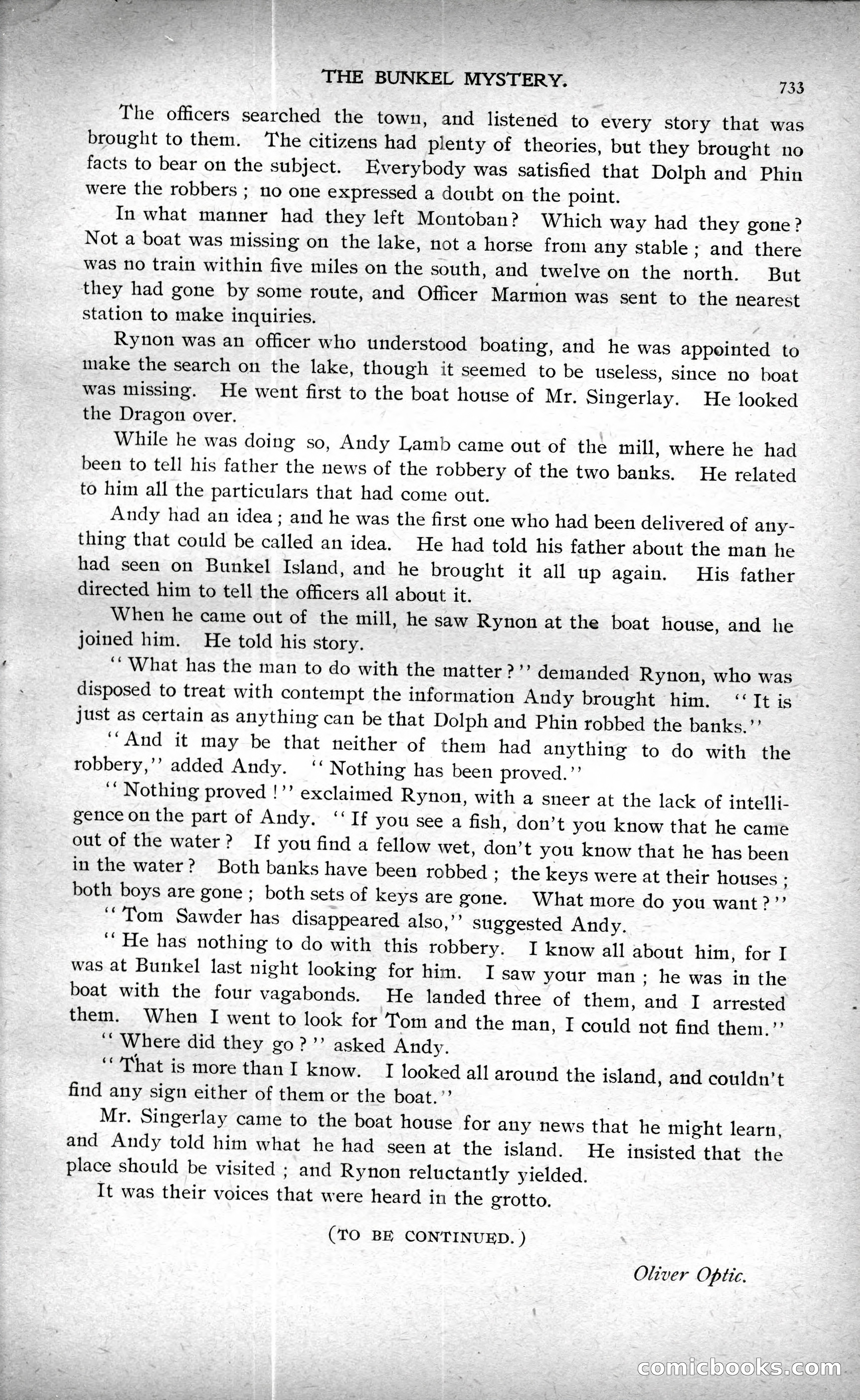 Argosy, Volume XXIII — Index Page, 1897 — page 163 of 198