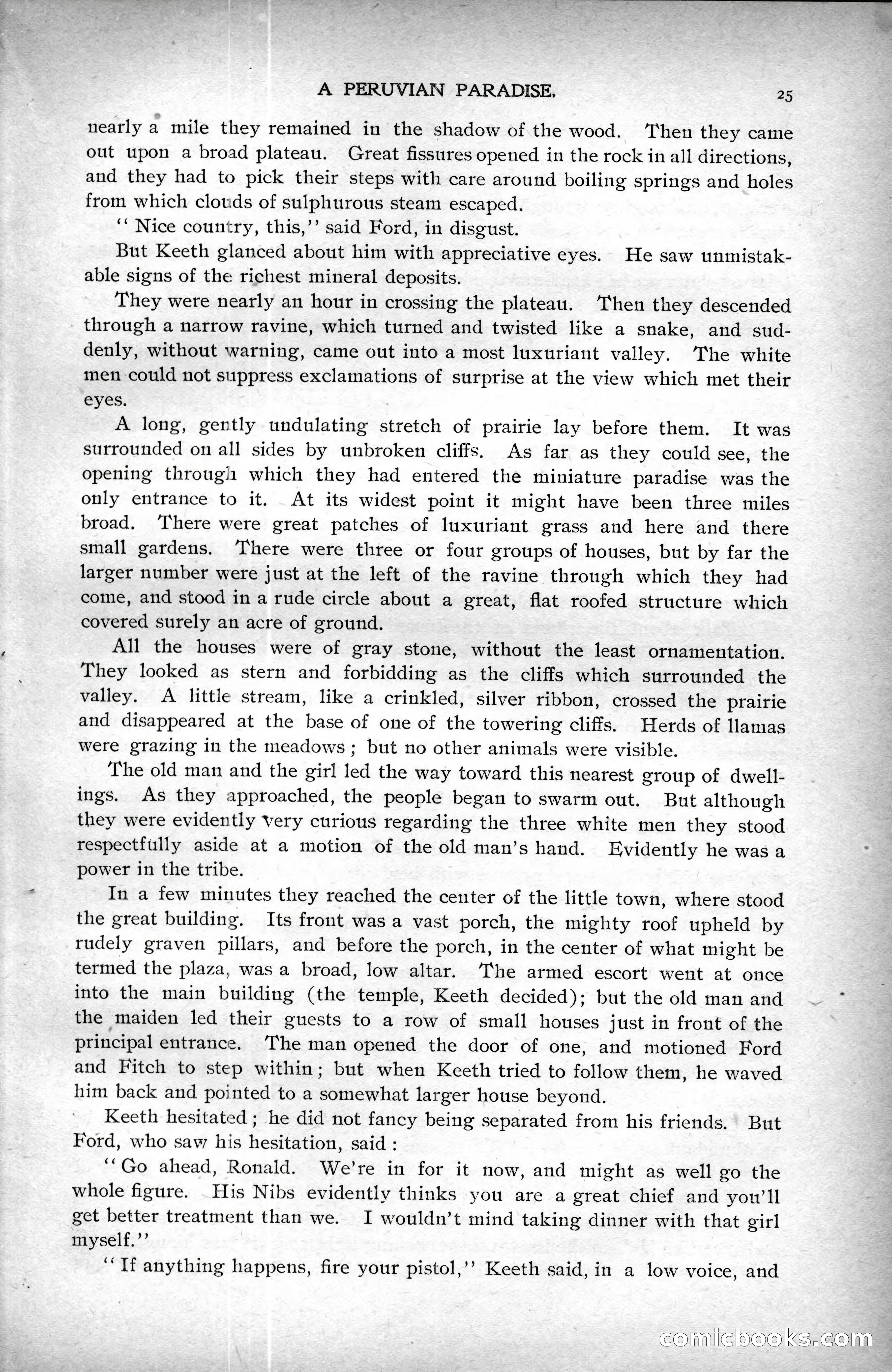 The Argosy, Vol. XXV, No. 1 — page 25 of 192