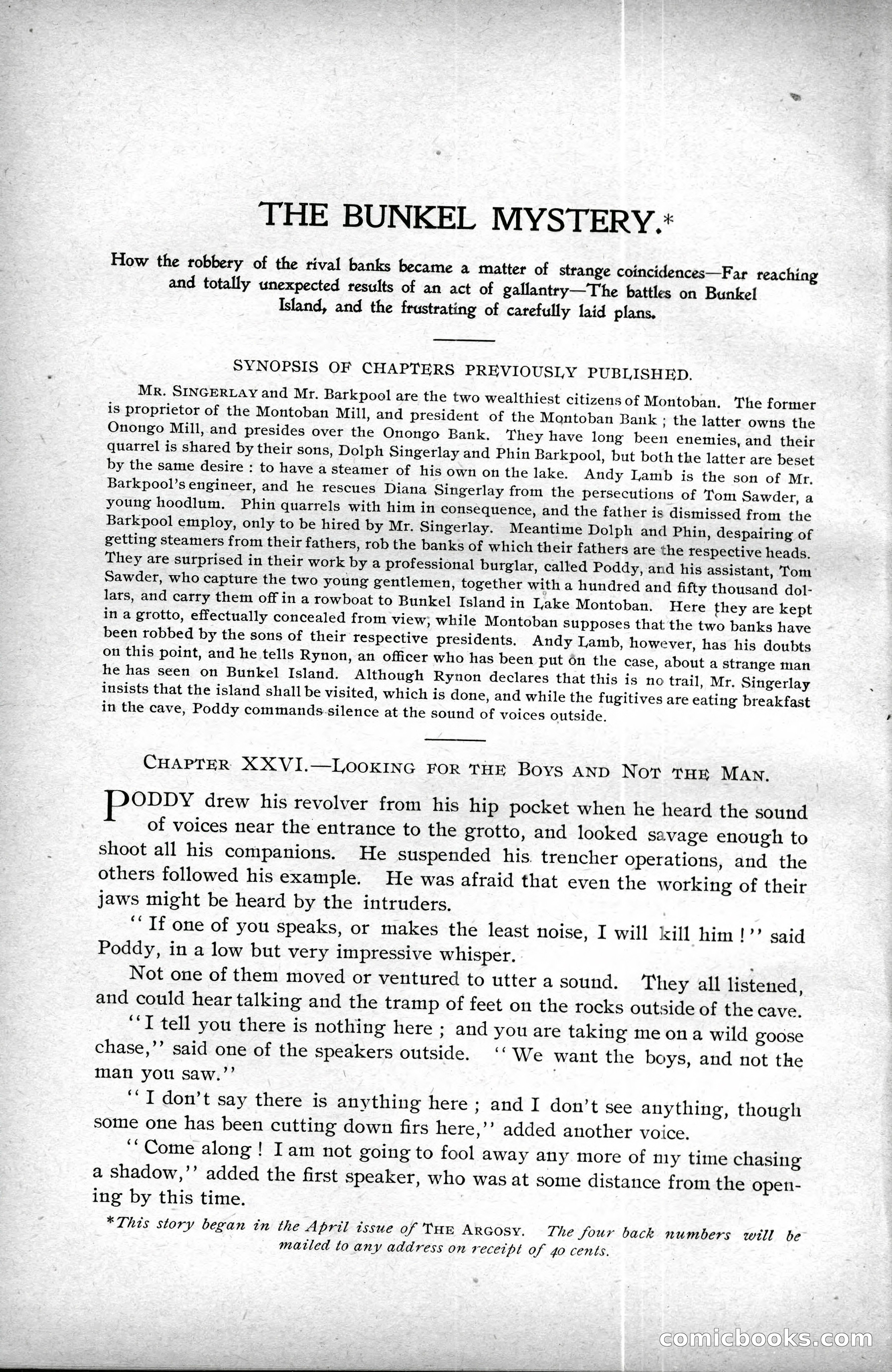 The Argosy, Vol. XXV, No. 1 — page 168 of 192