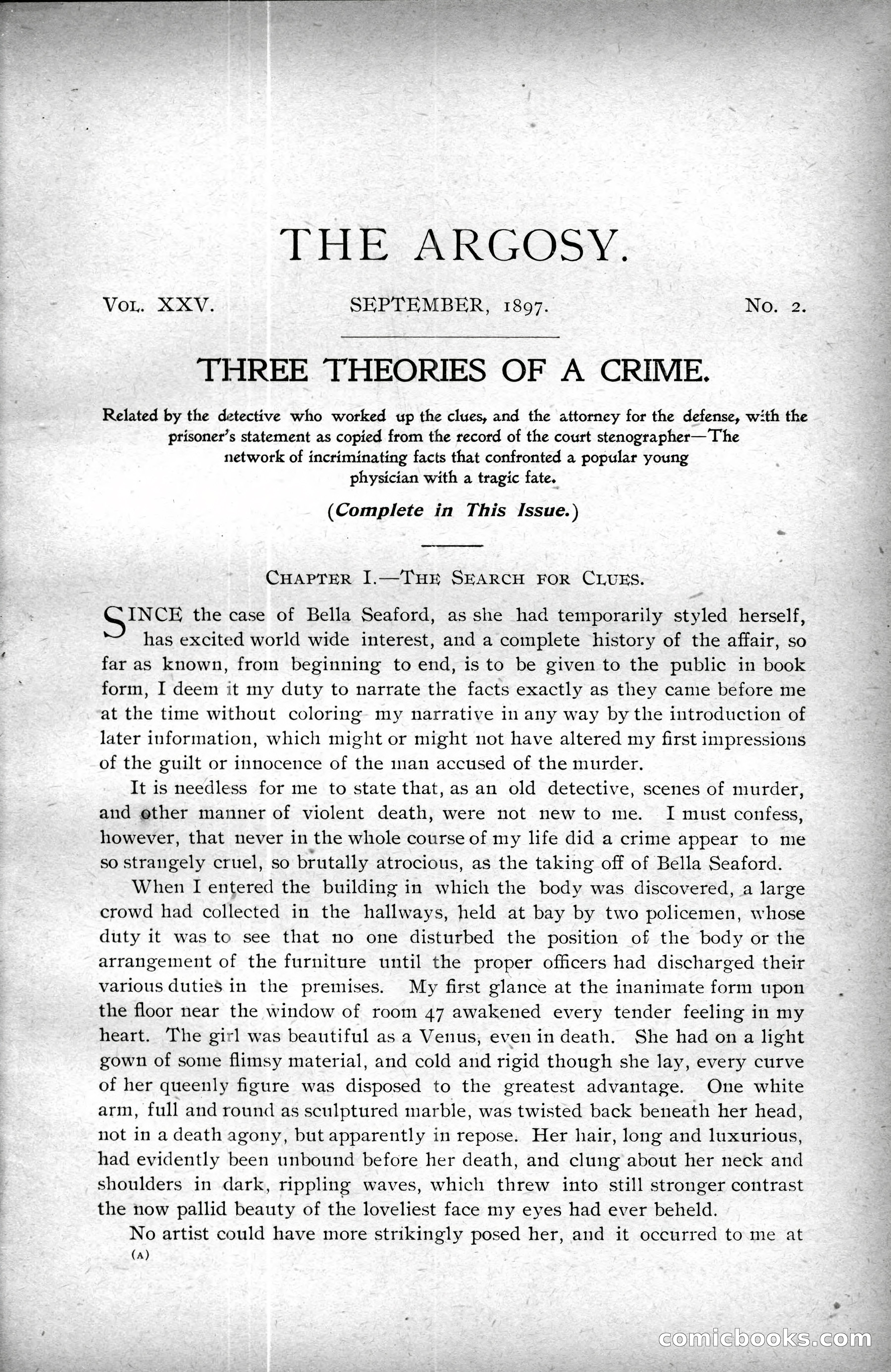 The Argosy — page 1 of 192