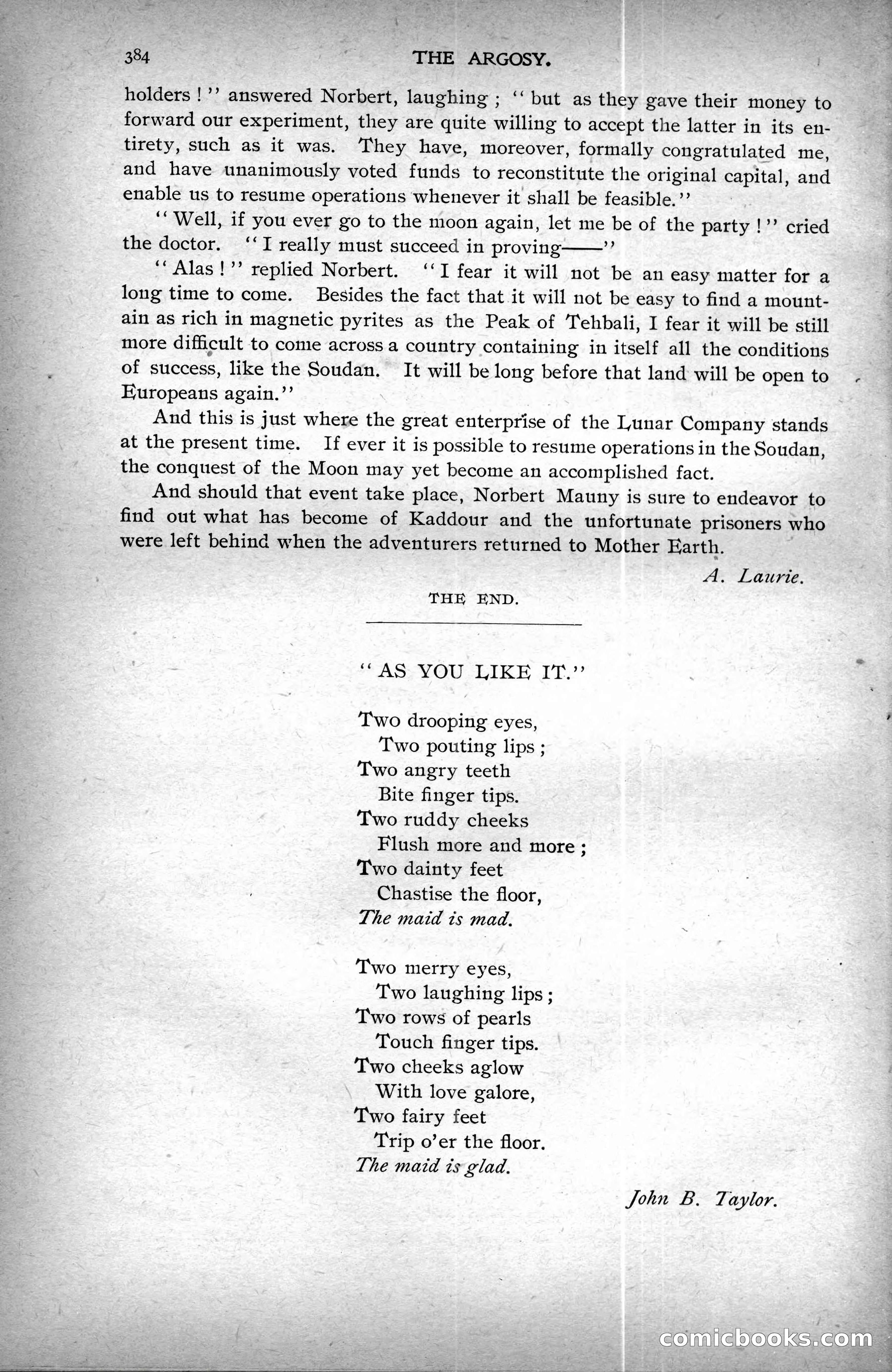 The Argosy — page 192 of 192
