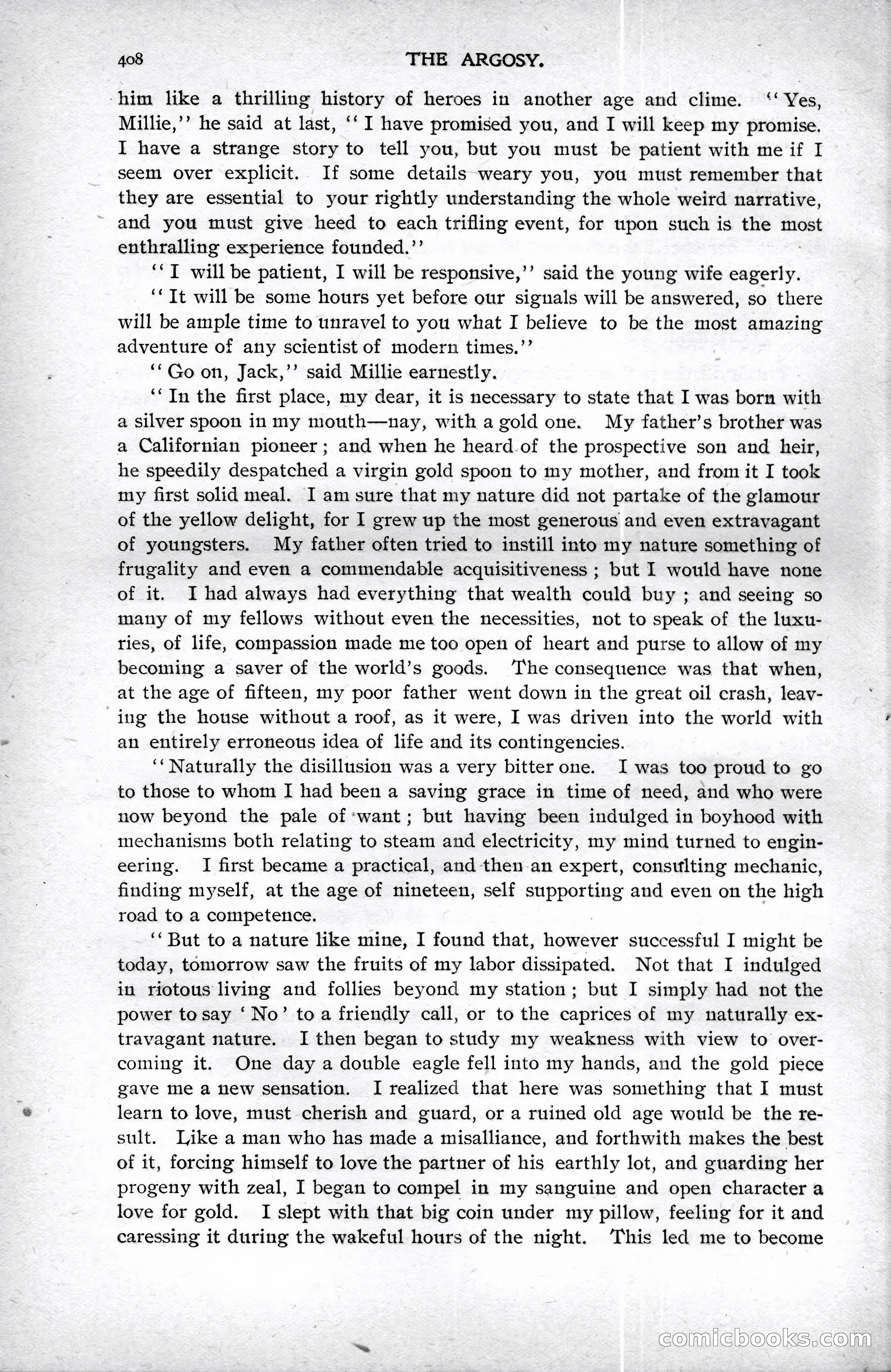 The Argosy, Vol. XXV, No. 3 — page 24 of 192