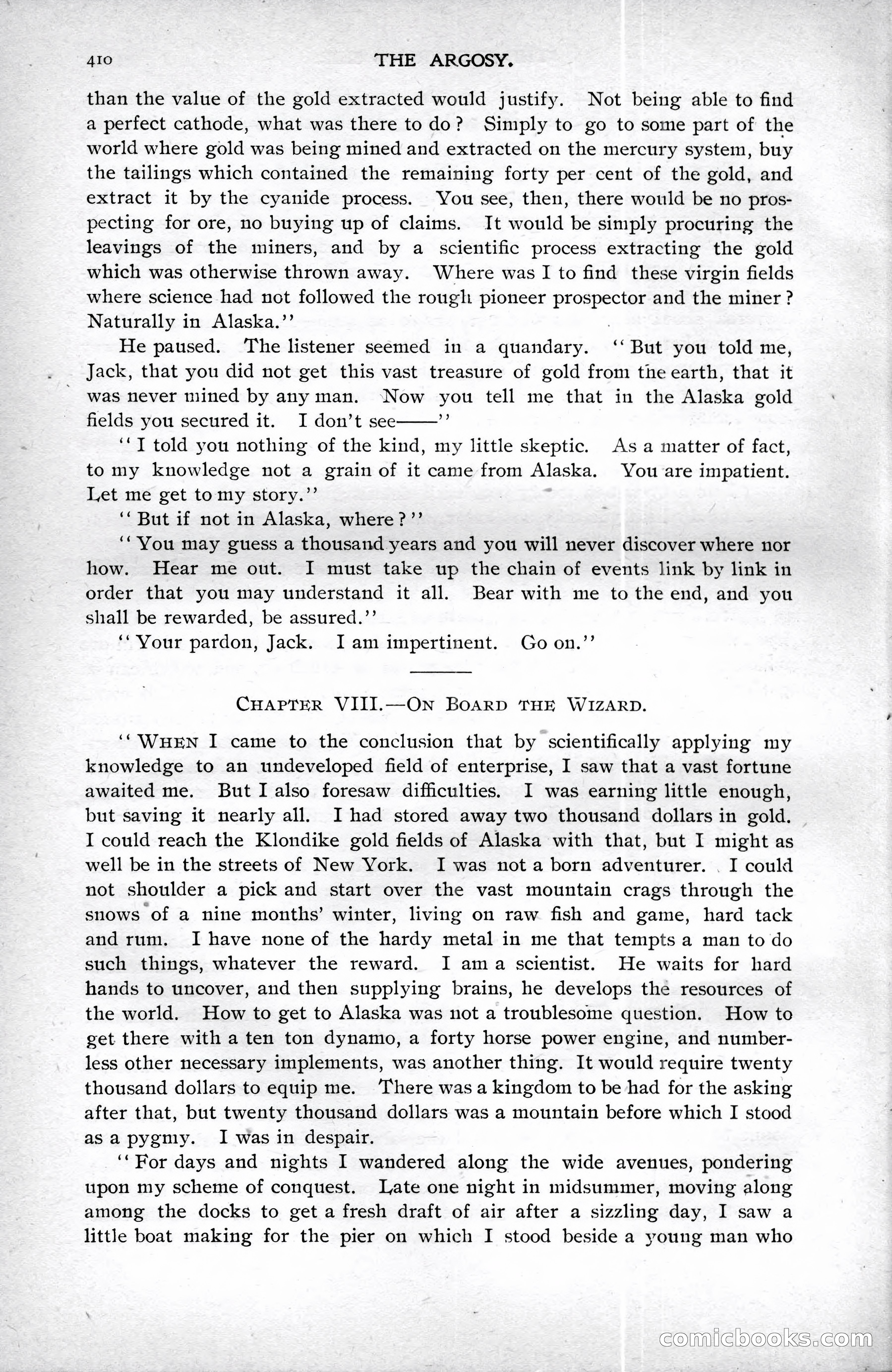 The Argosy, Vol. XXV, No. 3 — page 26 of 192