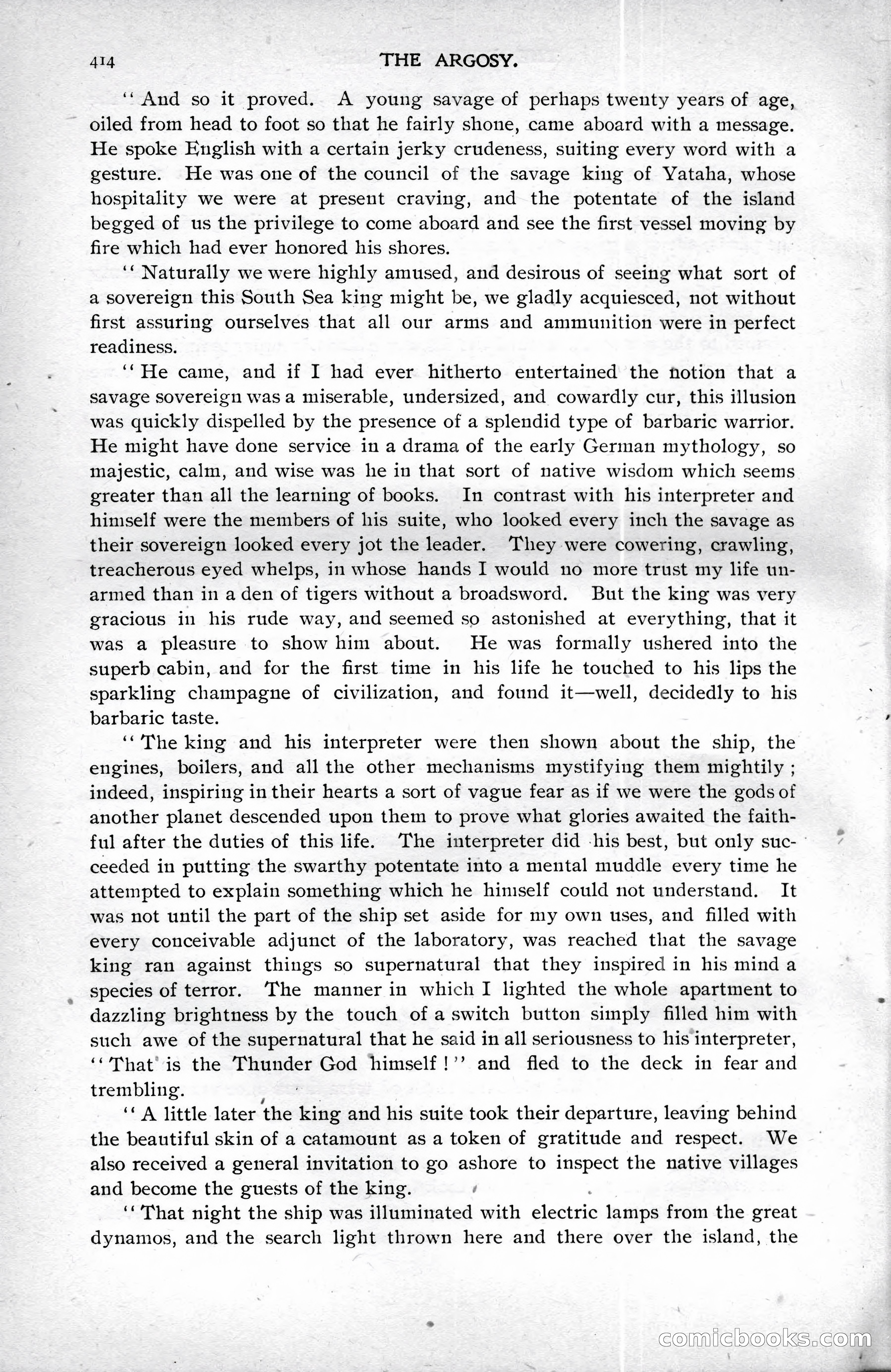 The Argosy, Vol. XXV, No. 3 — page 30 of 192