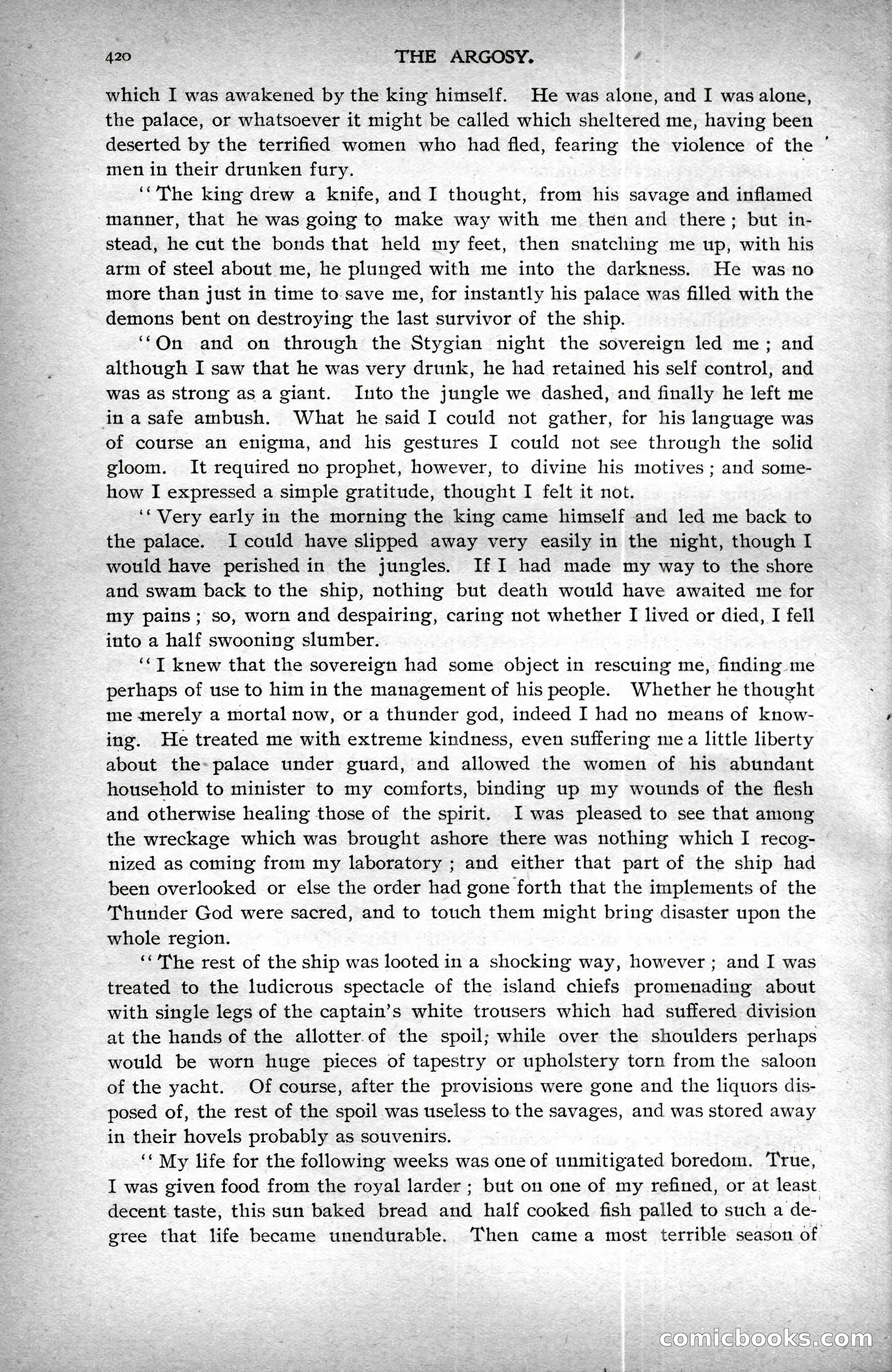 The Argosy, Vol. XXV, No. 3 — page 36 of 192