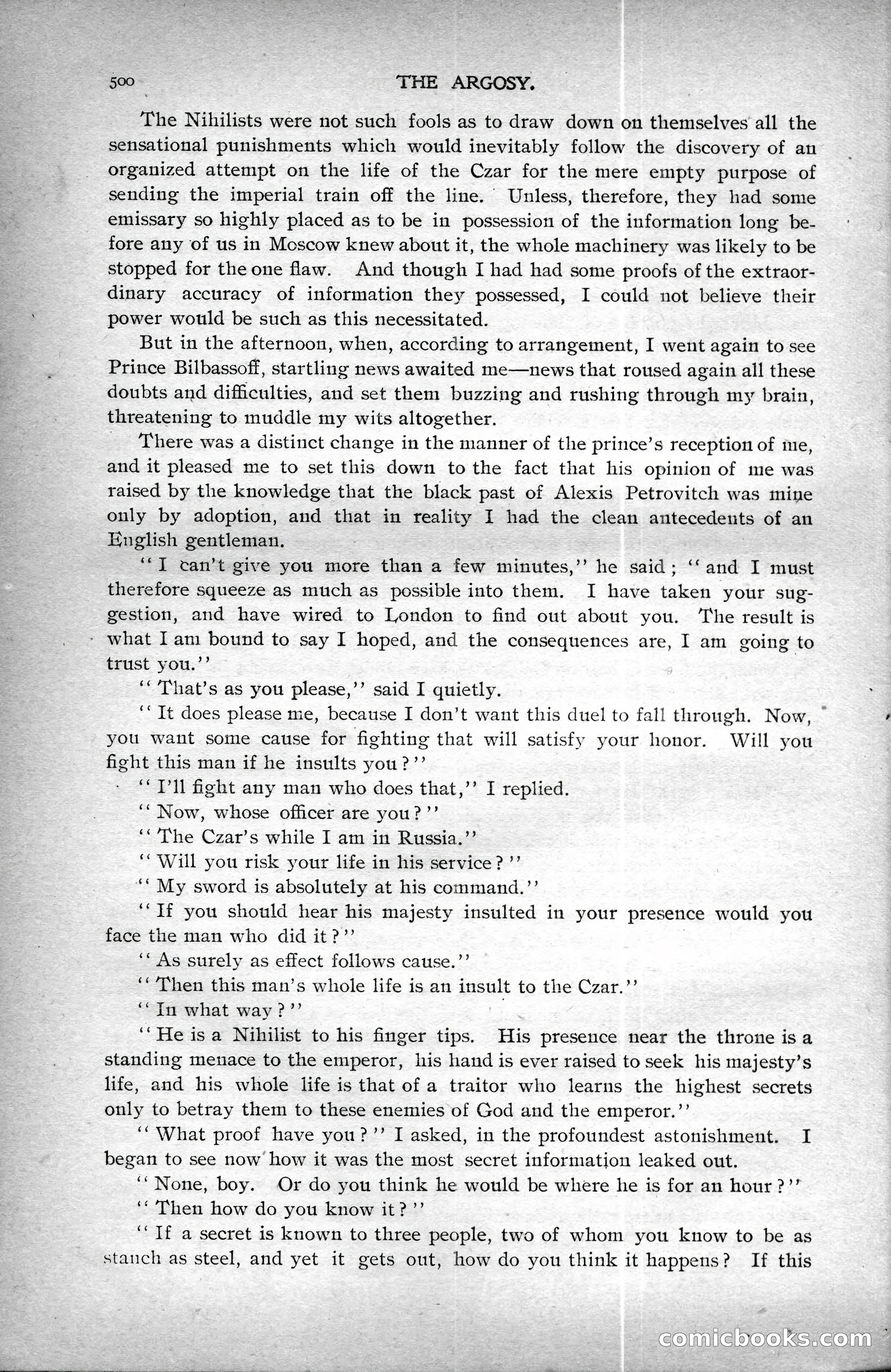The Argosy, Vol. XXV, No. 3 — page 116 of 192