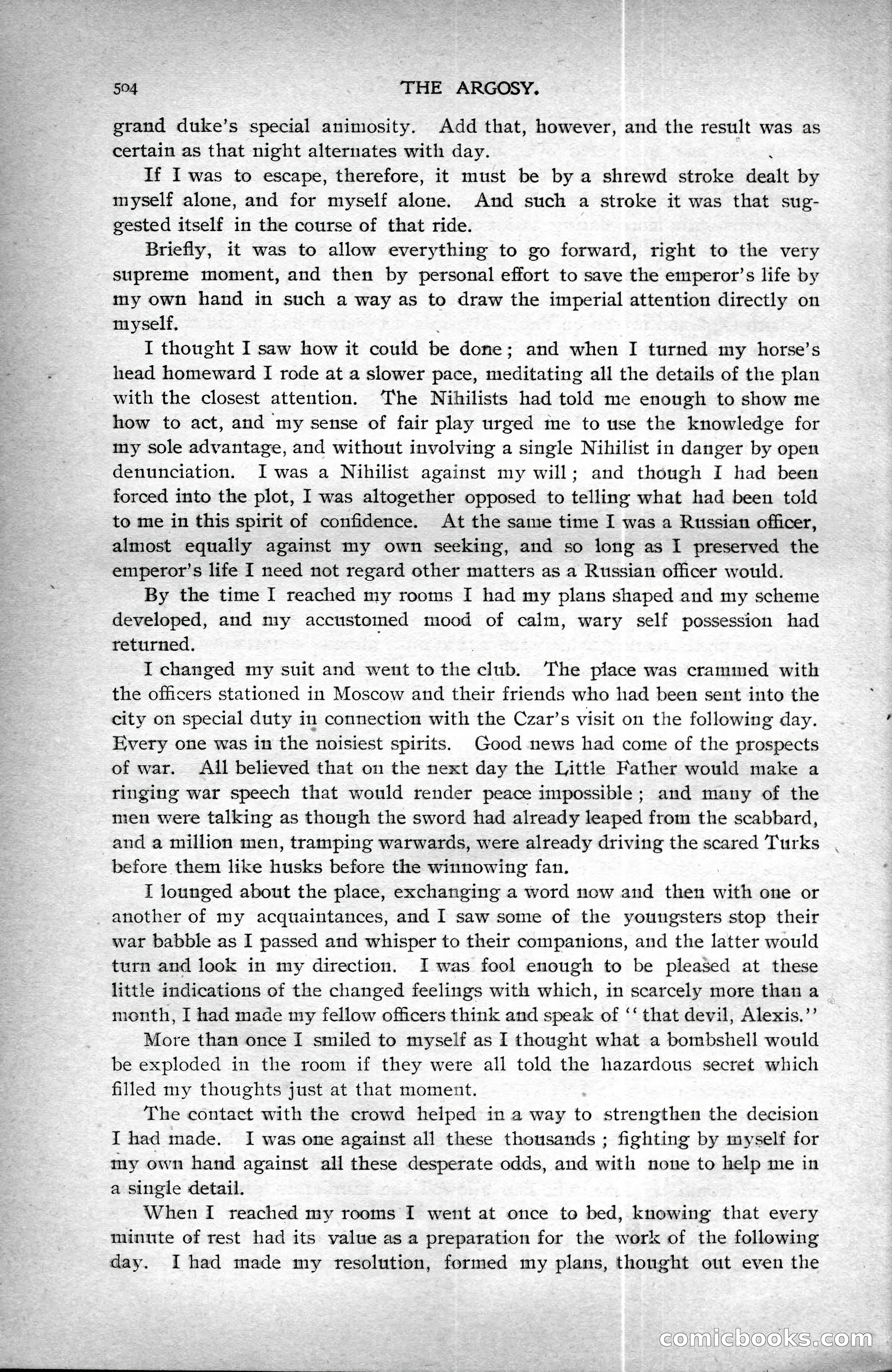 The Argosy, Vol. XXV, No. 3 — page 120 of 192