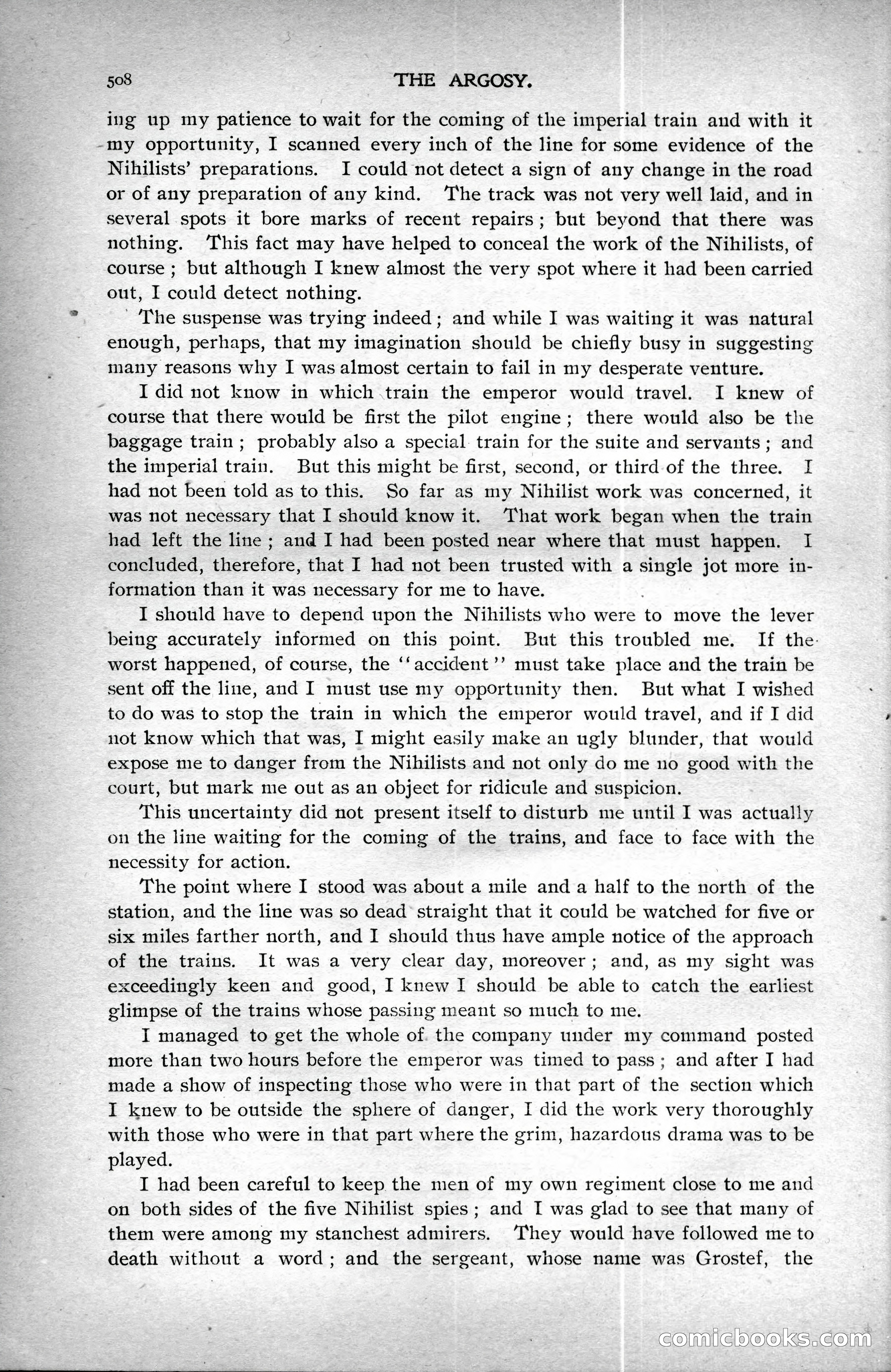 The Argosy, Vol. XXV, No. 3 — page 124 of 192