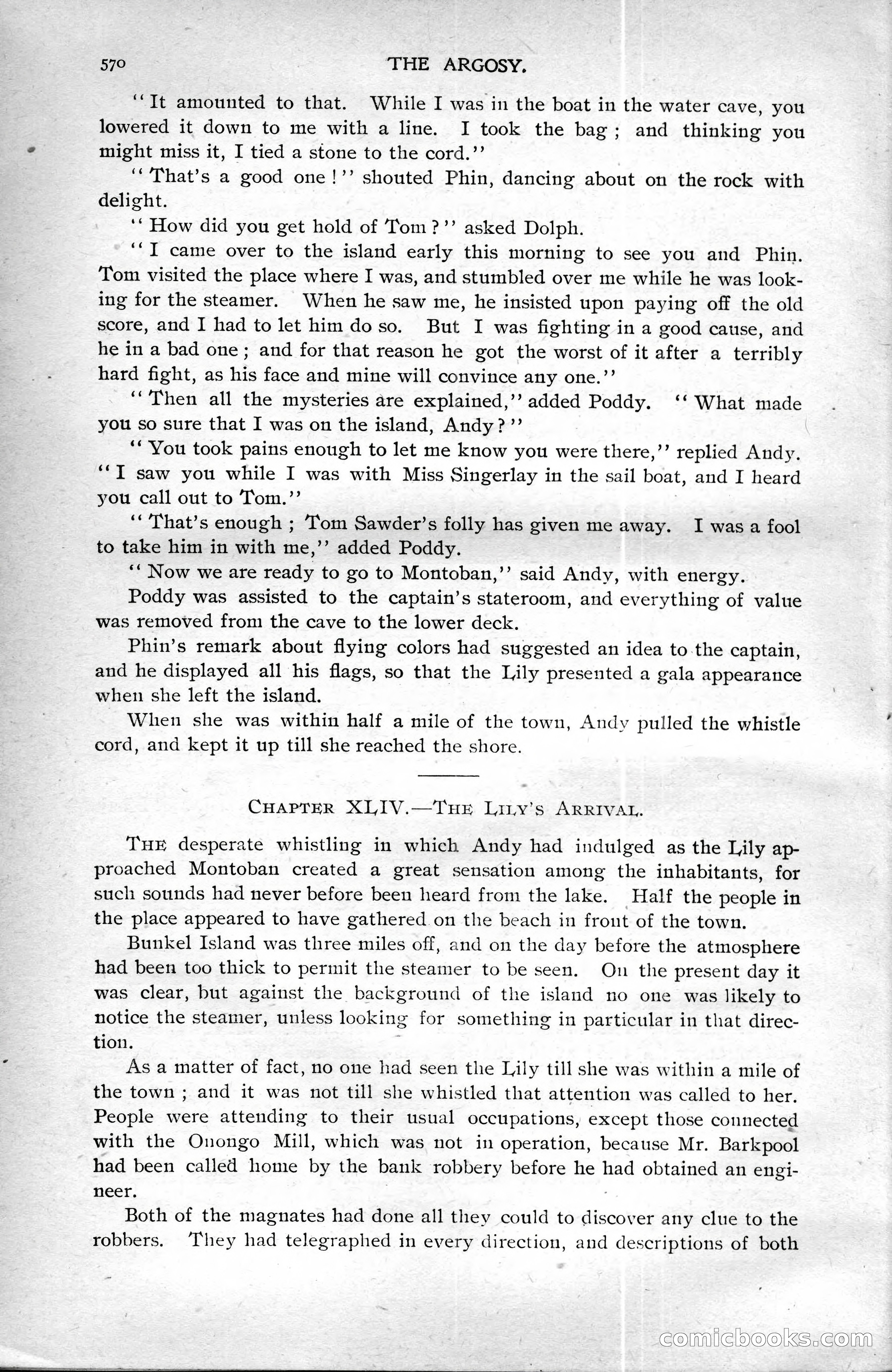 The Argosy, Vol. XXV, No. 3 — page 186 of 192