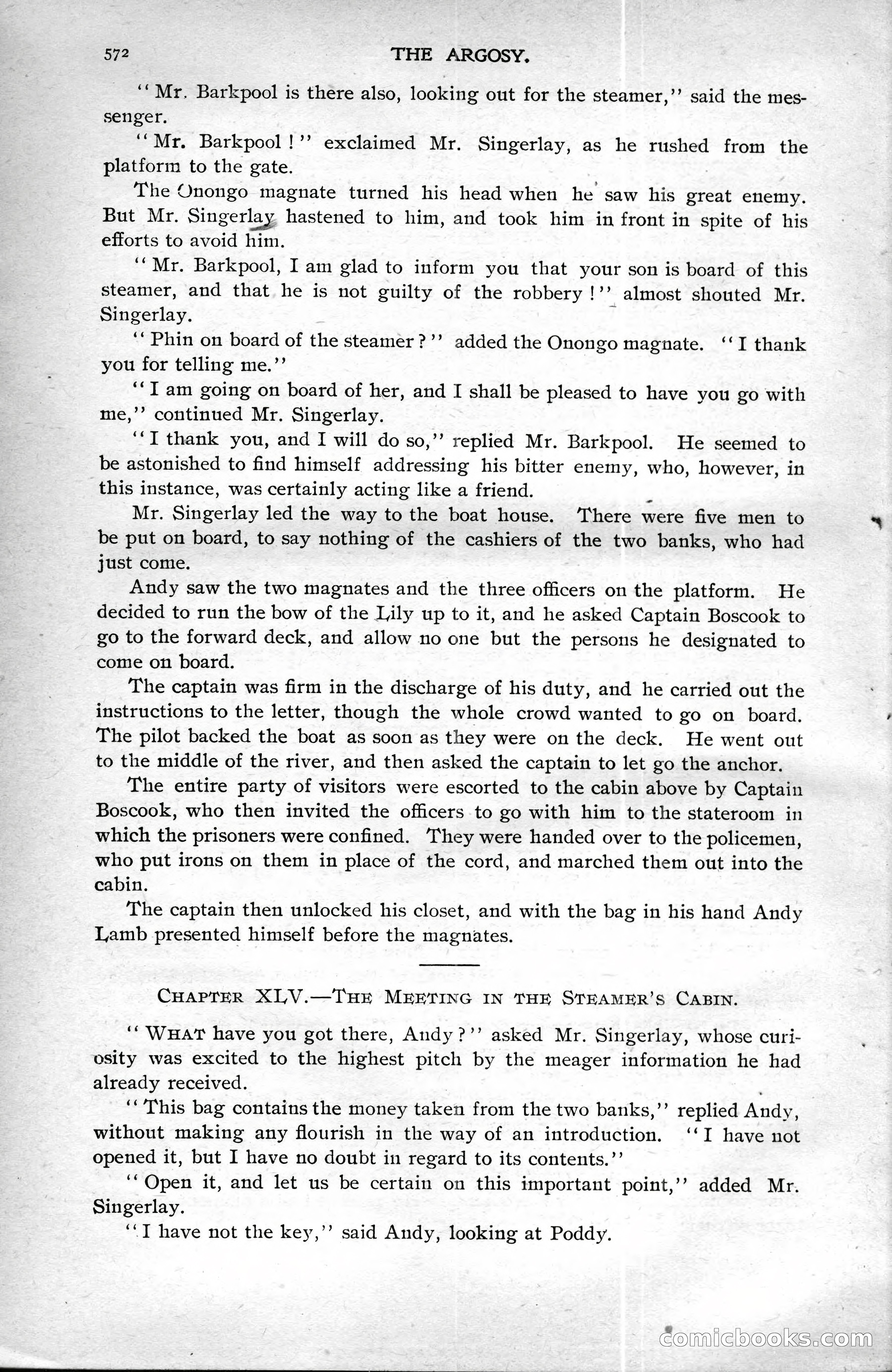 The Argosy, Vol. XXV, No. 3 — page 188 of 192