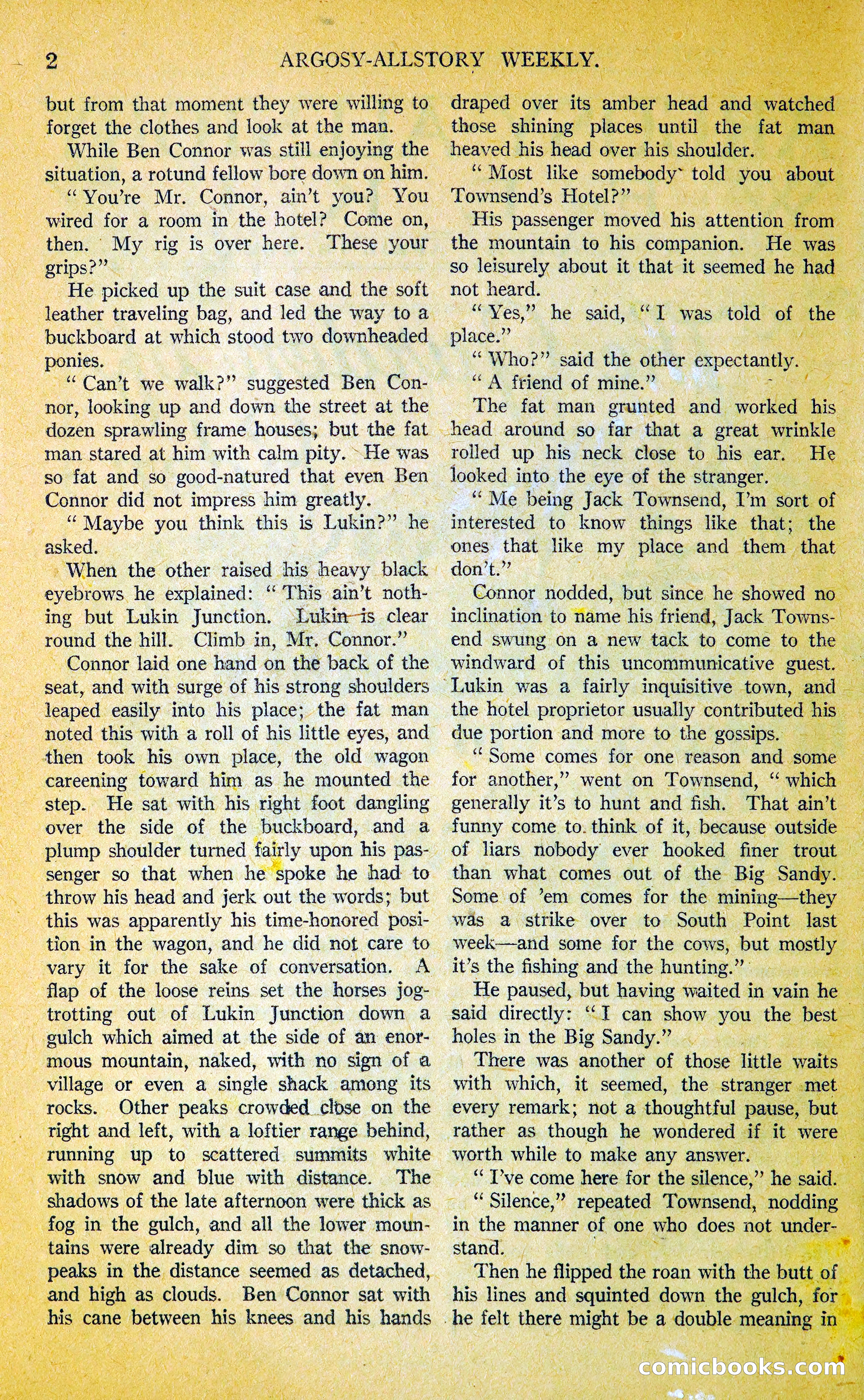 Argosy All-Story Weekly — page 19 of 400