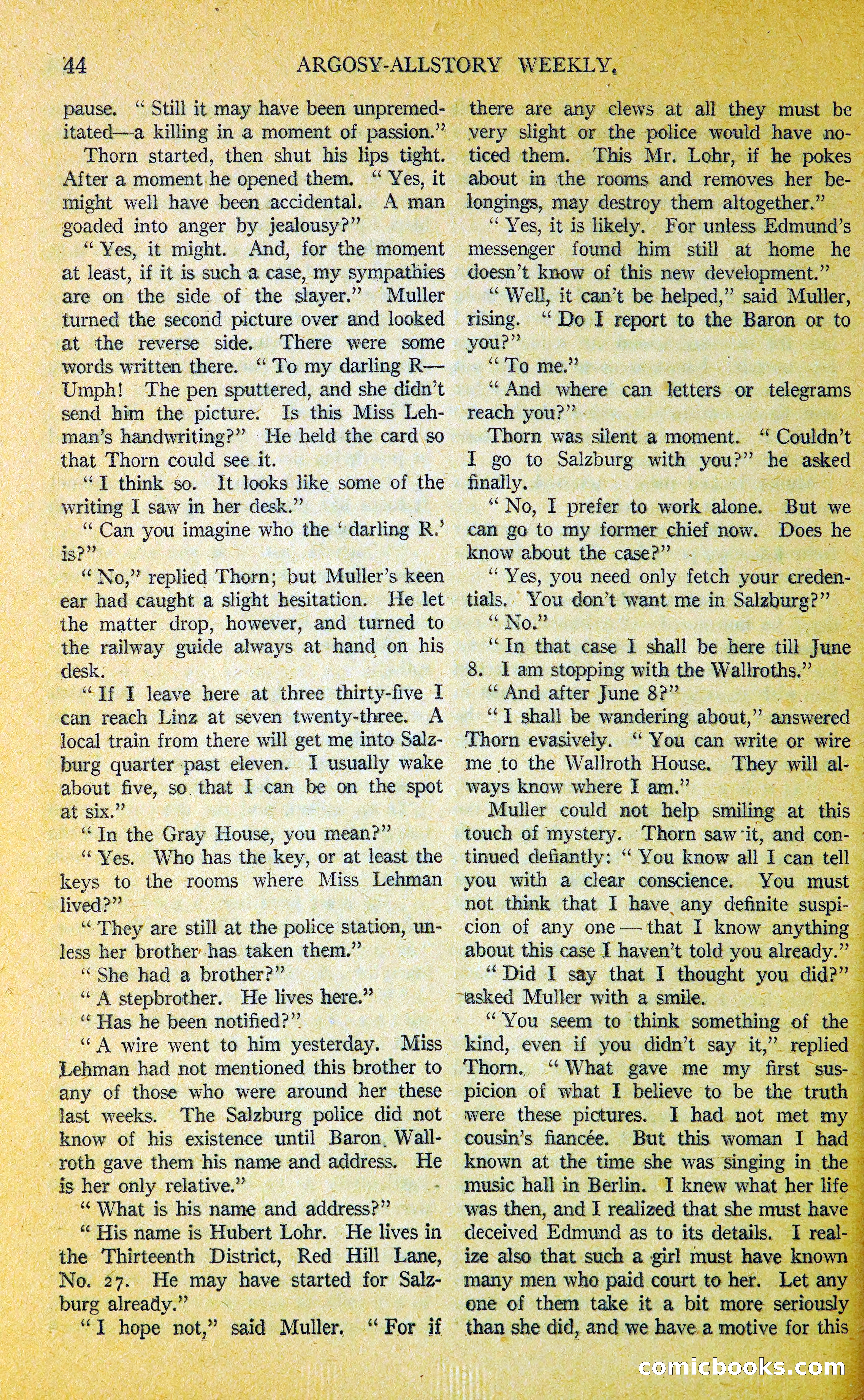 Argosy All-Story Weekly — page 61 of 400